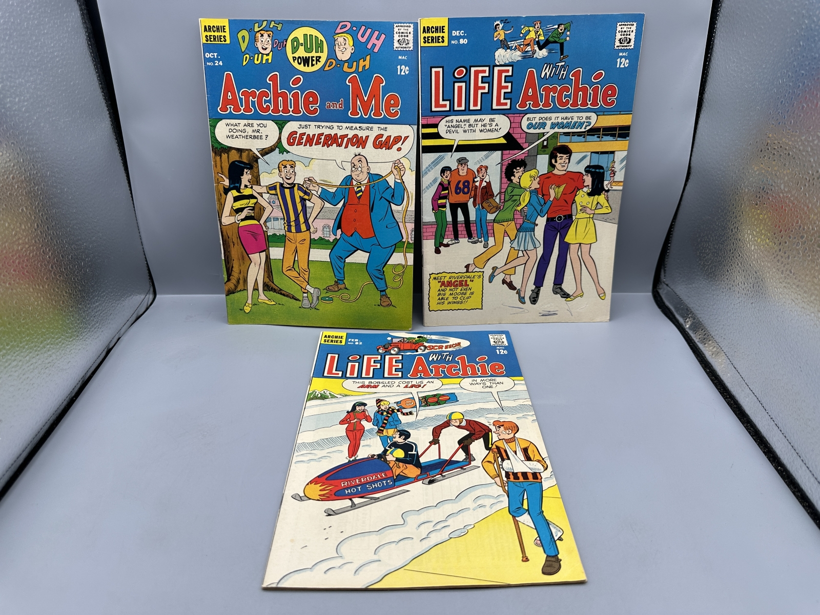 Archie Comics Archie and Me #24, Life with Archie #80 and #82 (1968-1969)