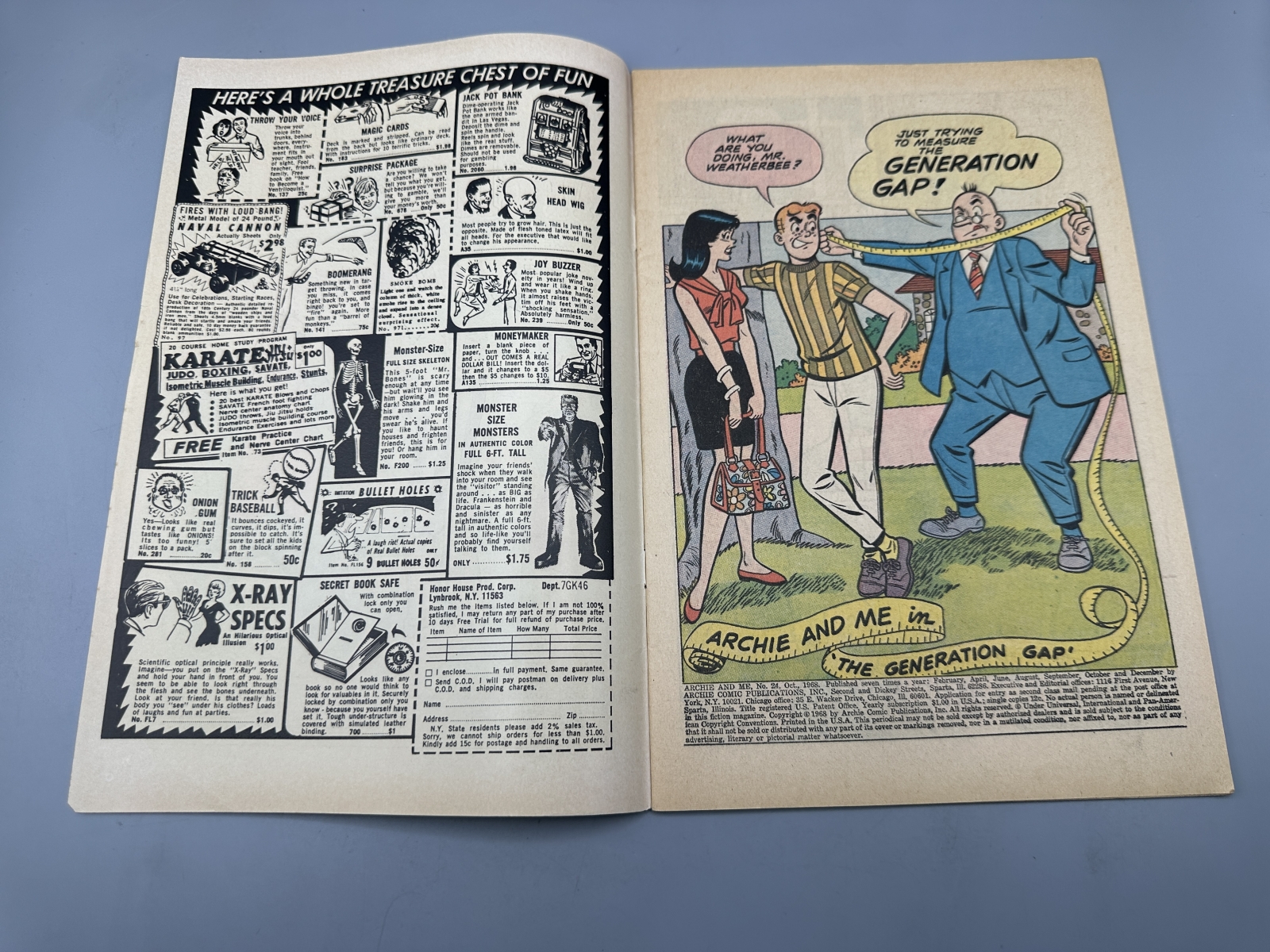 Archie Comics Archie and Me #24, Life with Archie #80 and #82 (1968-1969)