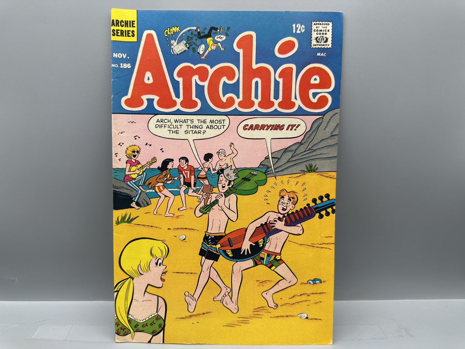 Archie Comics Archie #186, #195, and #203 (1968-1970) - Dan DeCarlo beach covers
