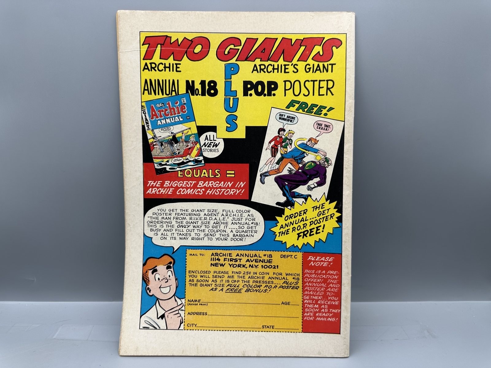 Archie Comics Archie's Mad House #49 (1966), Mad House #64 (1968), and Mad House Ma-ad Jokes #70 (1969) - Early Sabrina the Teenage Witch ap