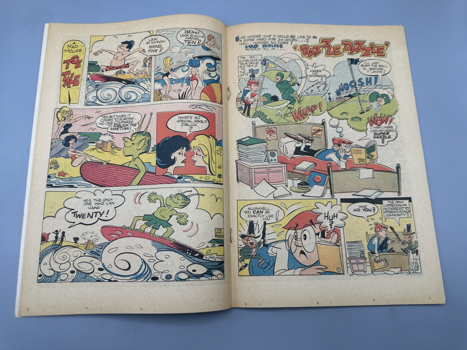 Archie Comics Archie's Mad House #49 (1966), Mad House #64 (1968), and Mad House Ma-ad Jokes #70 (1969) - Early Sabrina the Teenage Witch ap