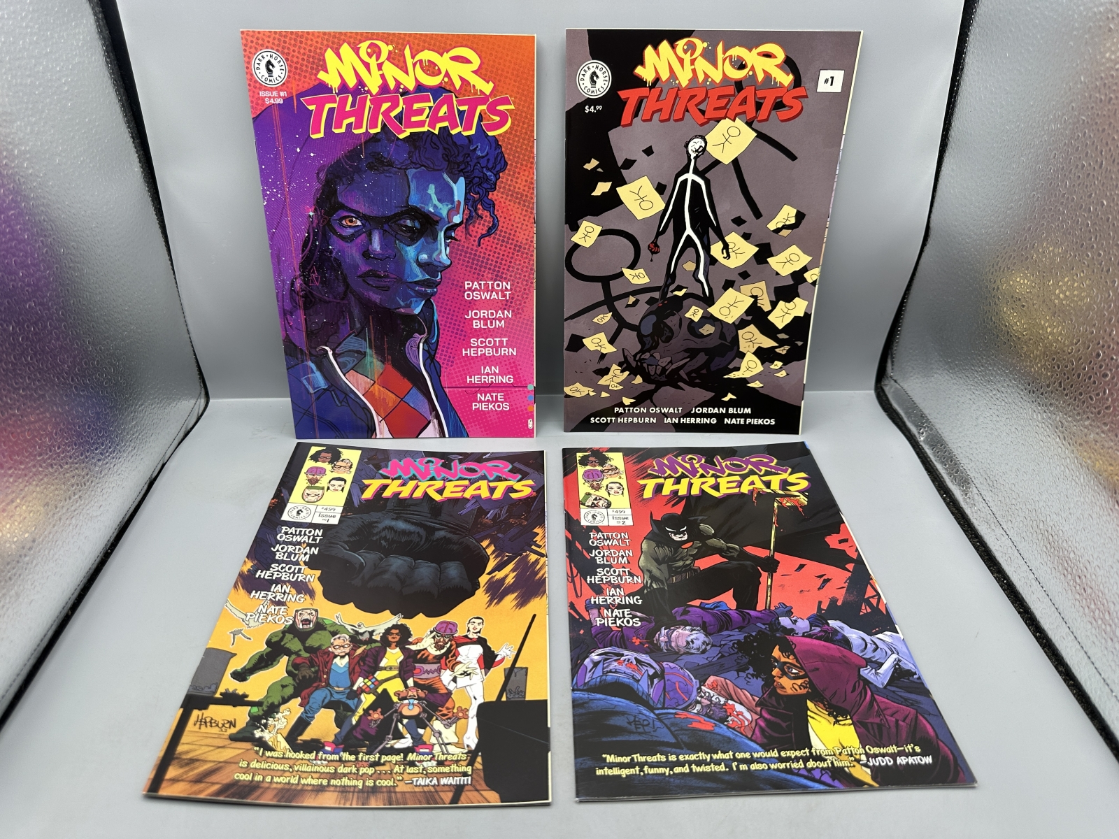 Dark Horse Comics Minor Threats #1 & 2 (2022) - Co-written by Patton Oswalt - Lot of 4