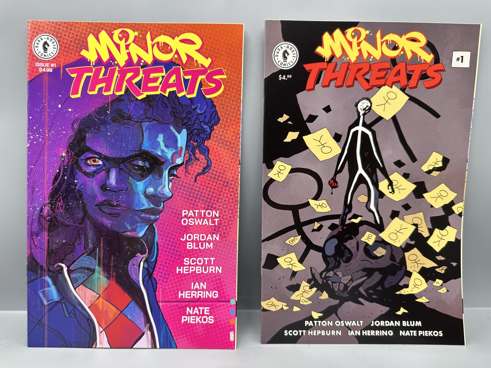 Dark Horse Comics Minor Threats #1 & 2 (2022) - Co-written by Patton Oswalt - Lot of 4