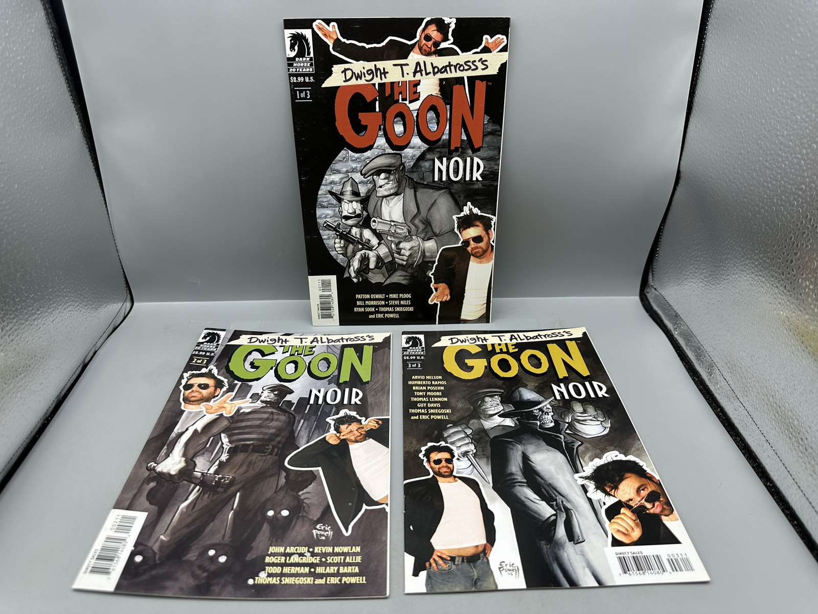 Dark Horse Comics Dwight T. Albatross's The Goon Noir #1-3 (2006-2007) - Complete Three-Issue Limited Series - Anthology featuring guest cre