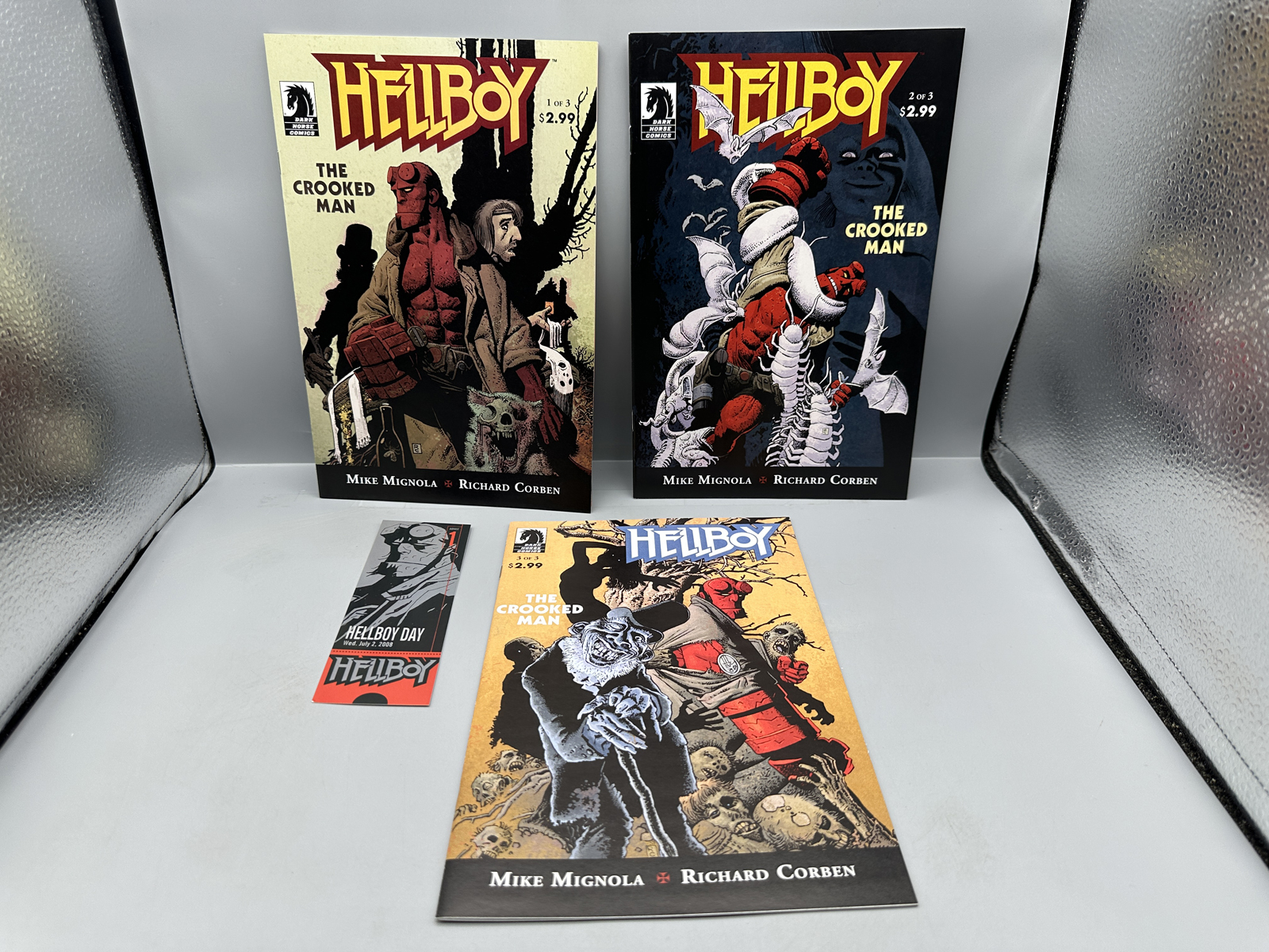 Dark Horse Comics Hellboy: The Crooked Man #1-3 (2008) - Complete limited series - Richard Corben art - First appearance of The Crooked Man