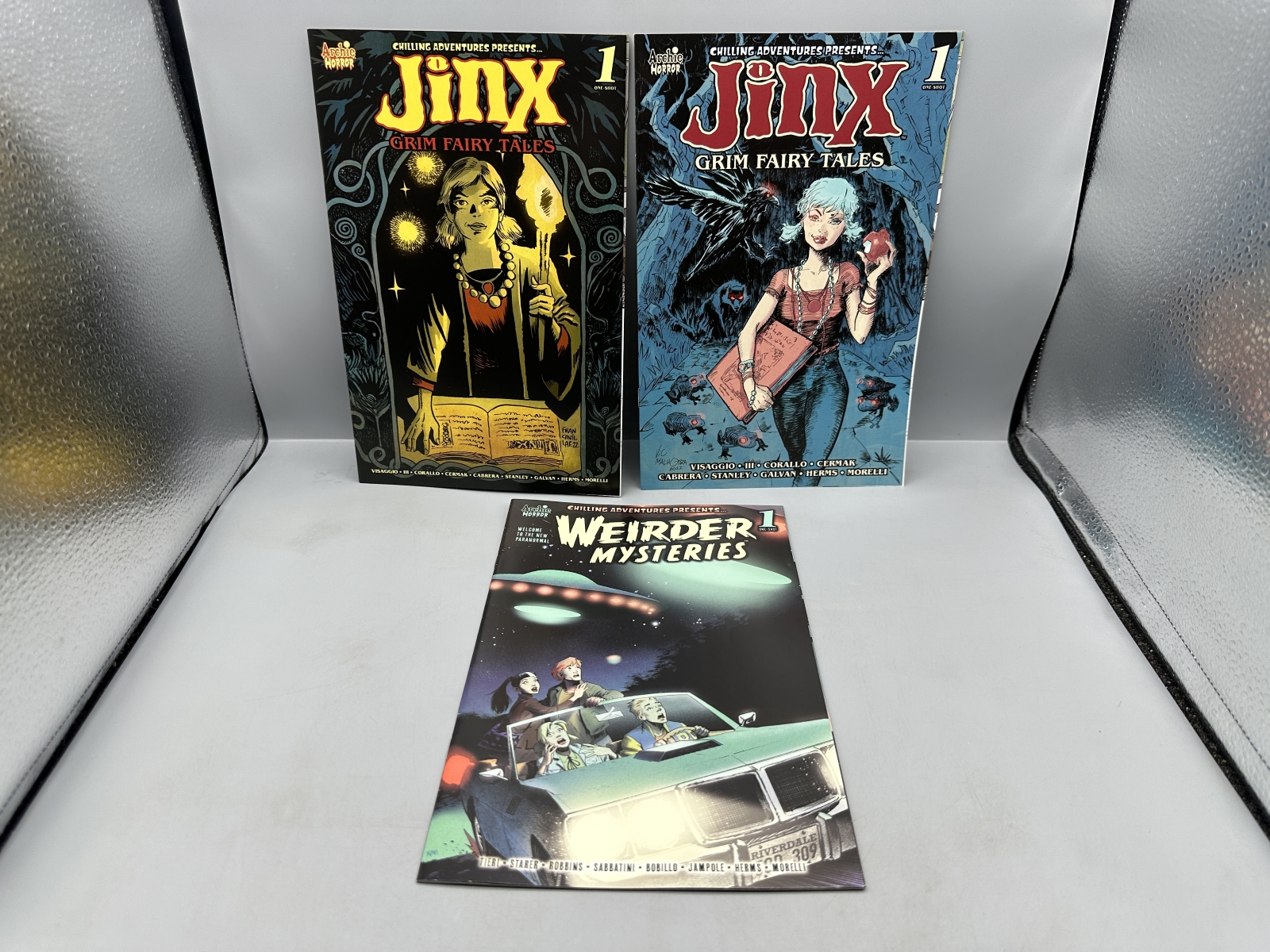 Archie Horror Chilling Adventures Presents Jinx Grim Fairy Tales #1 Variants and Weirder Mysteries #1 (2022)