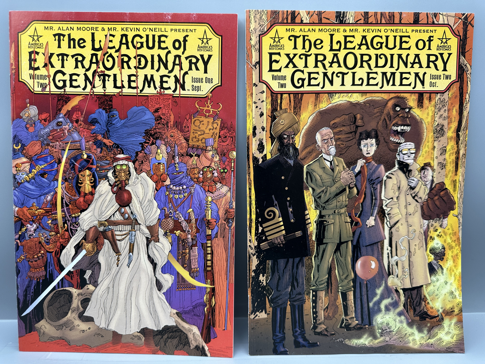 America's Best Comics The League of Extraordinary Gentlemen Volume Two #1-6 (2002-2003) - Complete six-issue set - Alan Moore story and Kevi