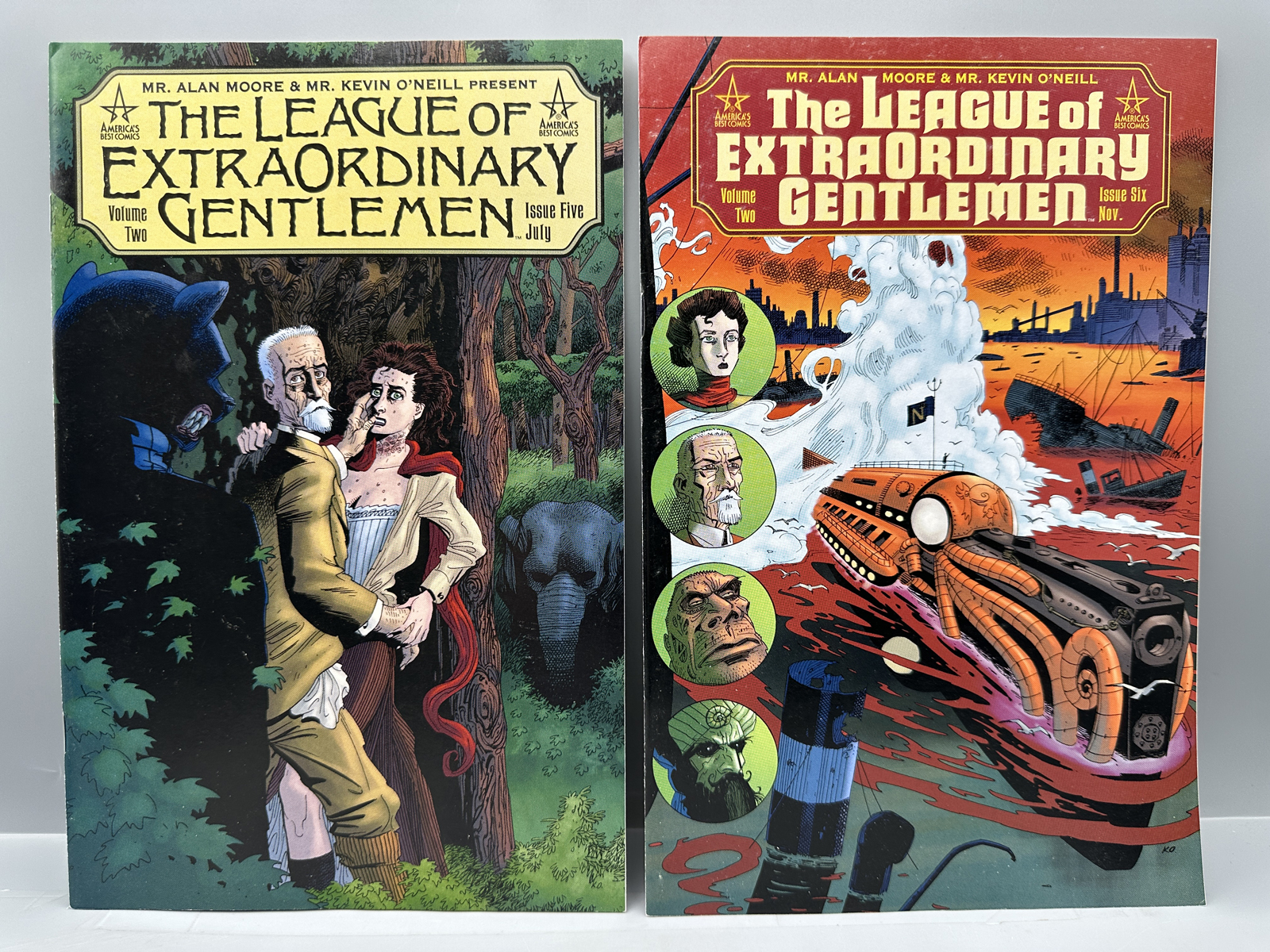 America's Best Comics The League of Extraordinary Gentlemen Volume Two #1-6 (2002-2003) - Complete six-issue set - Alan Moore story and Kevi