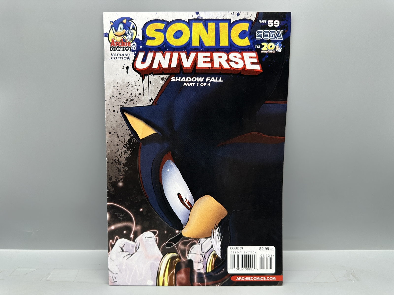 Archie Comics Sonic Universe #59 (2014) - Variant Edition - 1st app of Eclipse the Darkling - Shadow Fall Part 1 of 4 - Tracy Yardley cover 