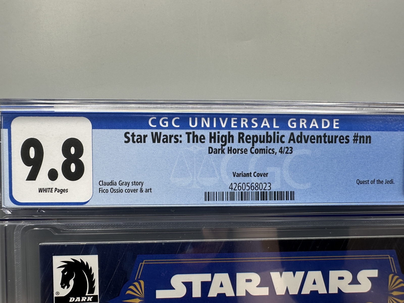 Dark Horse Comics Star Wars: The High Republic Adventures #nn (2023) CGC 9.8 - Quest of the Jedi One-Shot - Variant Cover - Fico Ossio art