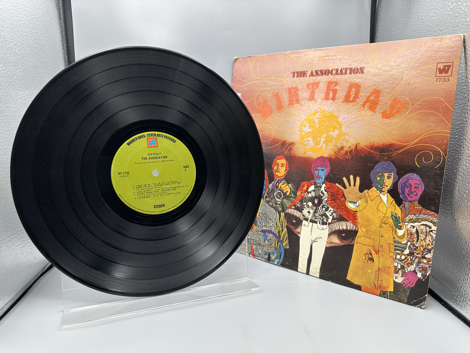 1968 Warner Bros Seven Arts Records The Association Birthday Vinyl Album - WS 1733