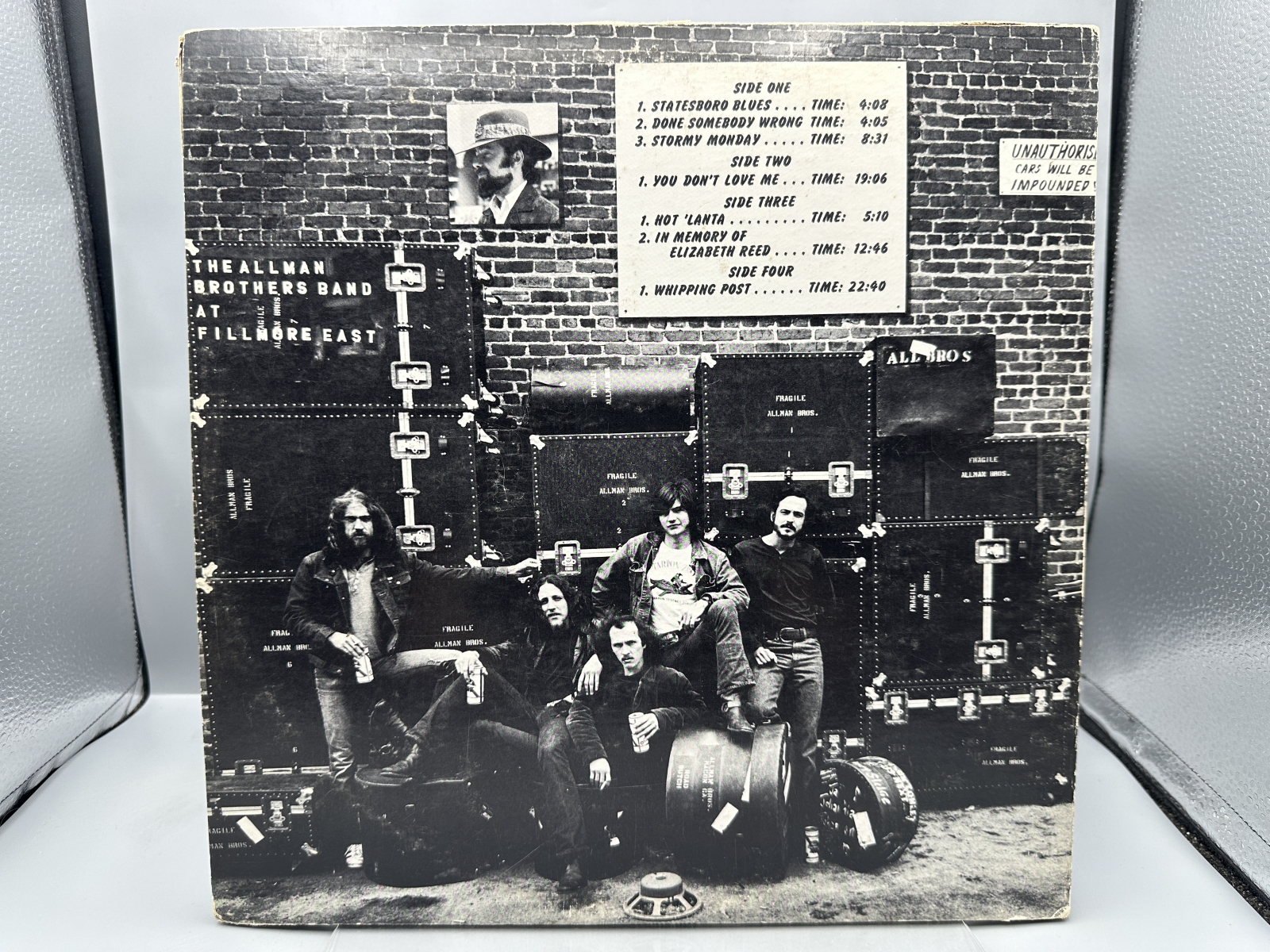 Capricorn Records The Allman Brothers Band At Fillmore East 2-LP Vinyl Album (1971) SD 2-802 - Richmond, Indiana pressing - Includes vintage