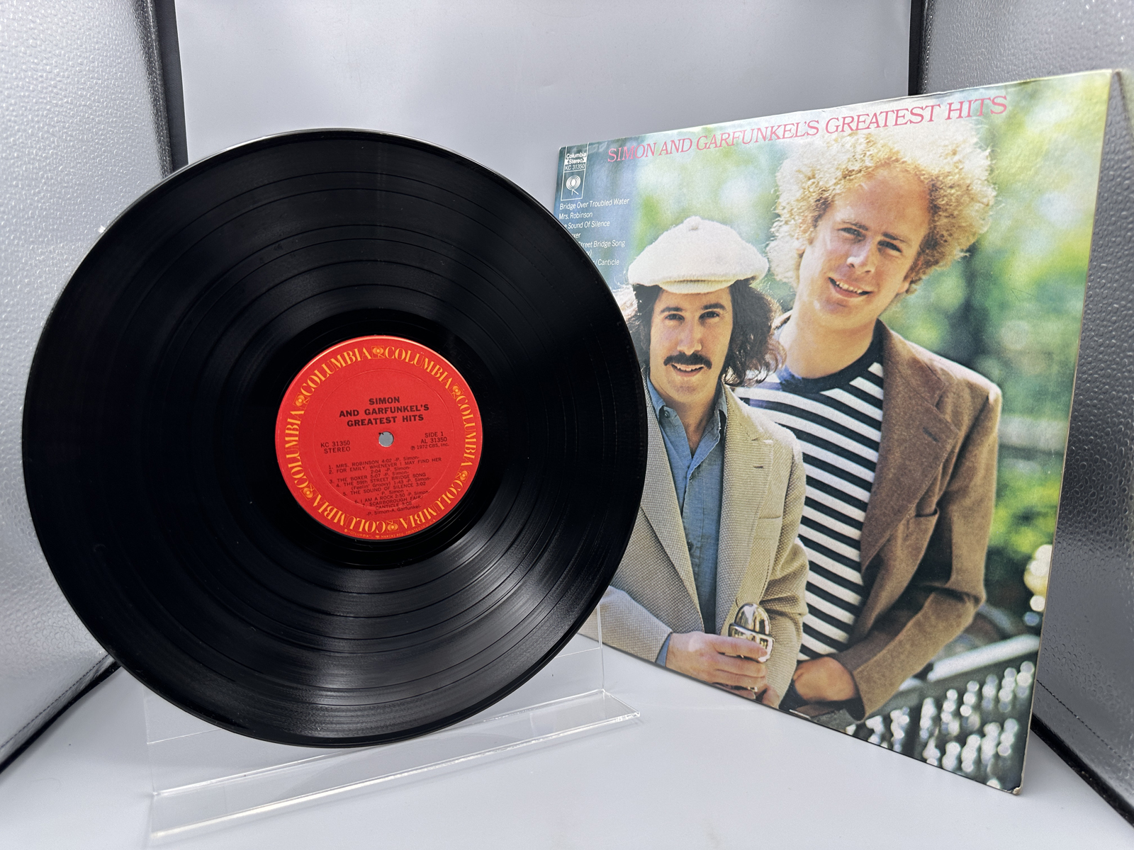 1972 Columbia Records Simon and Garfunkel's Greatest Hits Vinyl Album - KC 31350