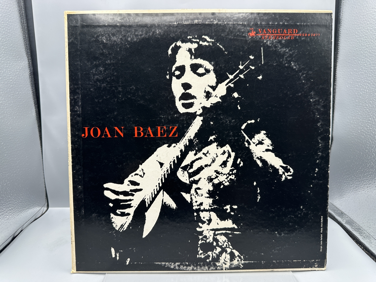 Vanguard Records Joan Baez Joan Baez Vinyl Album LP (1960) VSD-2077 - Gold Stereolab label variant