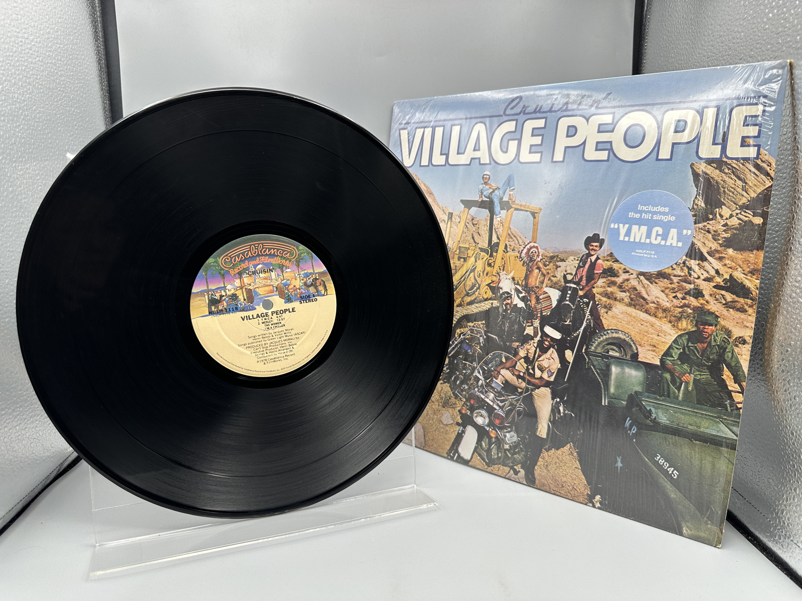1978 Casablanca Record and FilmWorks The Village People Cruisin' Vinyl Album - NBLP 7118