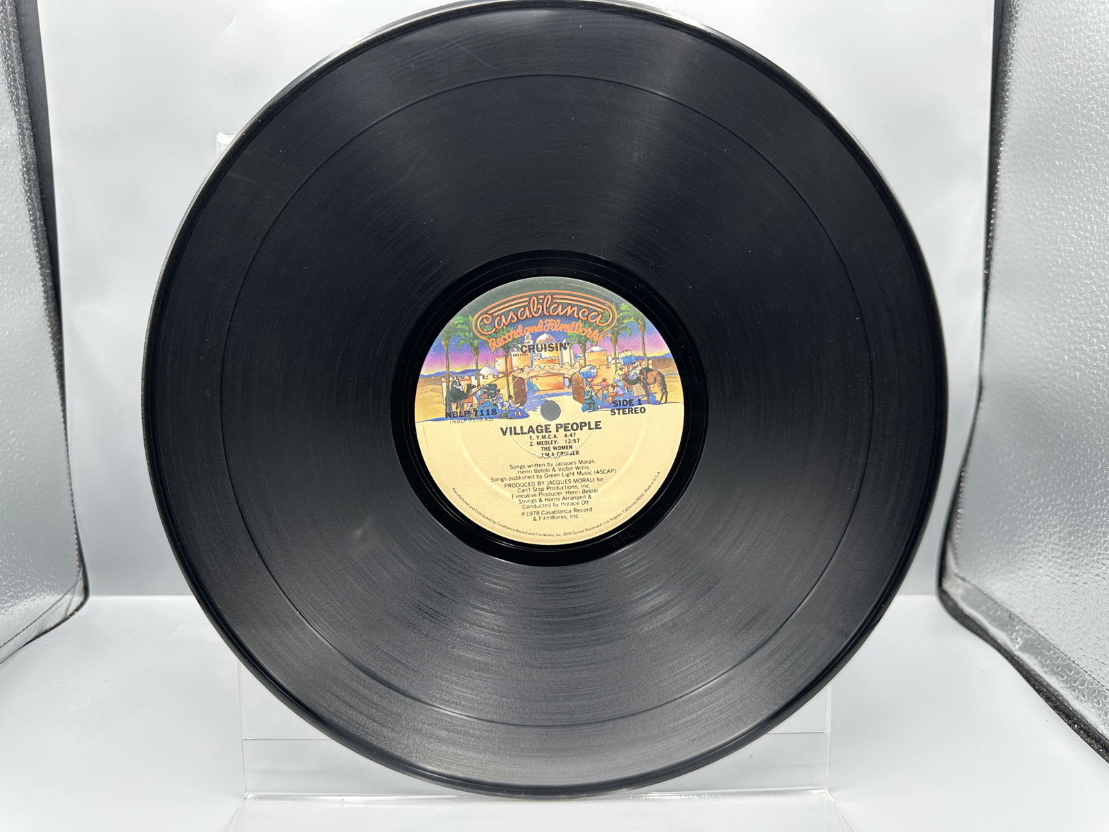 1978 Casablanca Record and FilmWorks The Village People Cruisin' Vinyl Album - NBLP 7118