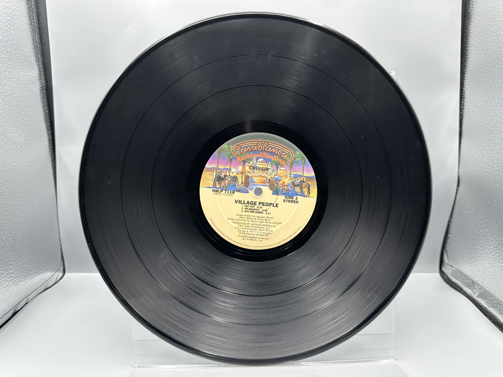 1978 Casablanca Record and FilmWorks The Village People Cruisin' Vinyl Album - NBLP 7118