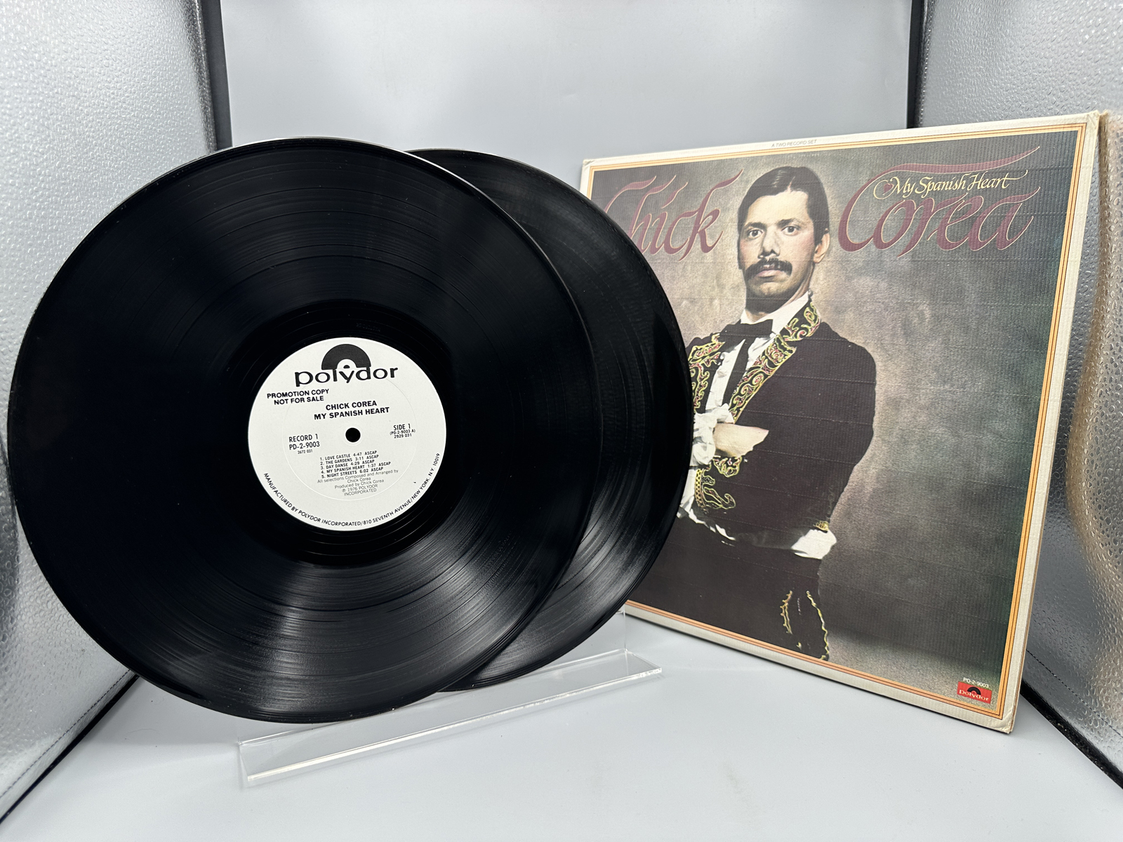 1976 Polydor Chick Corea 'My Spanish Heart' Promo Double LP Vinyl Album - PD-2-9003