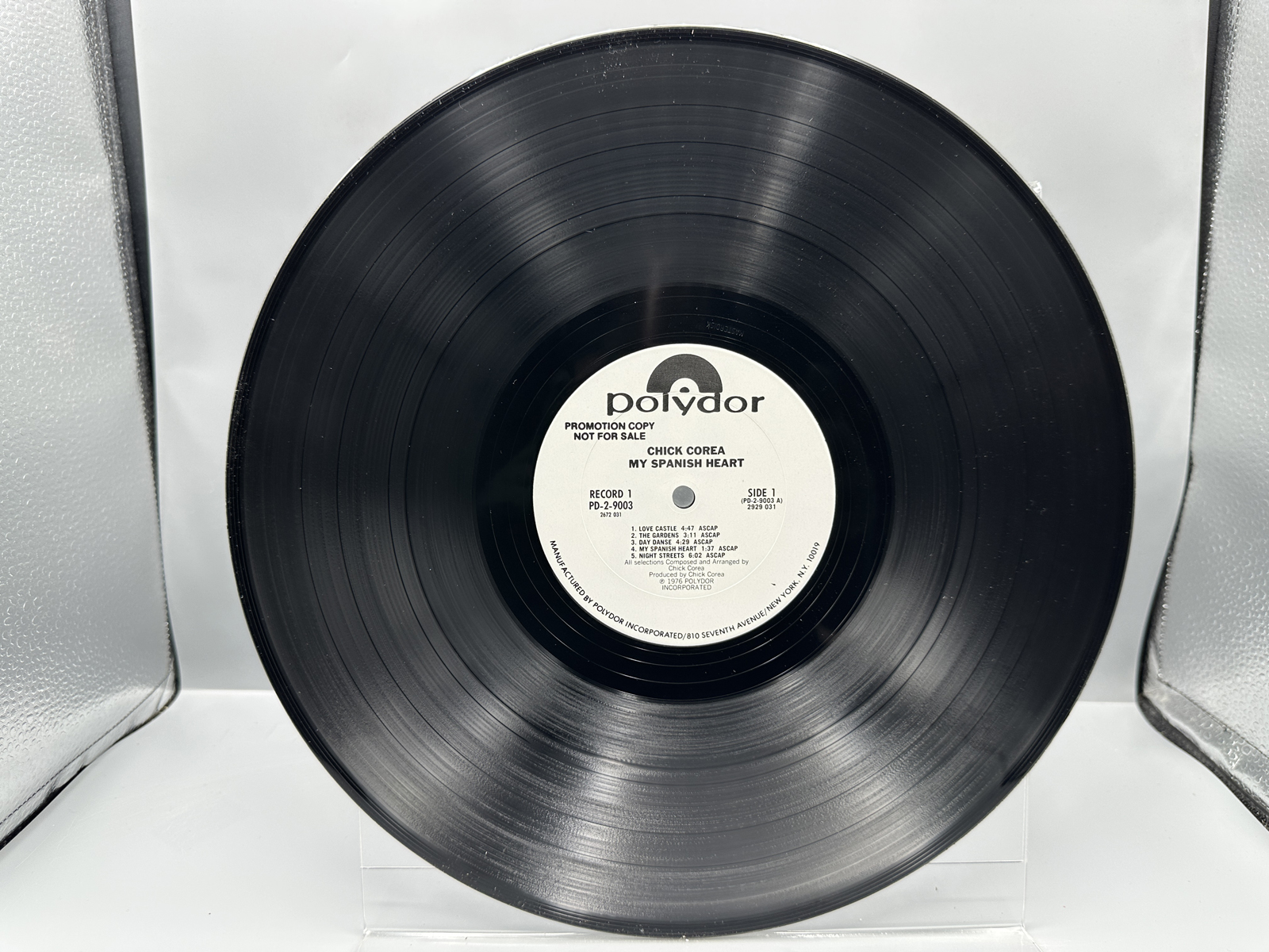 1976 Polydor Chick Corea 'My Spanish Heart' Promo Double LP Vinyl Album - PD-2-9003