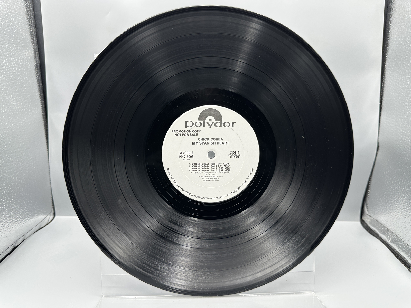 1976 Polydor Chick Corea 'My Spanish Heart' Promo Double LP Vinyl Album - PD-2-9003