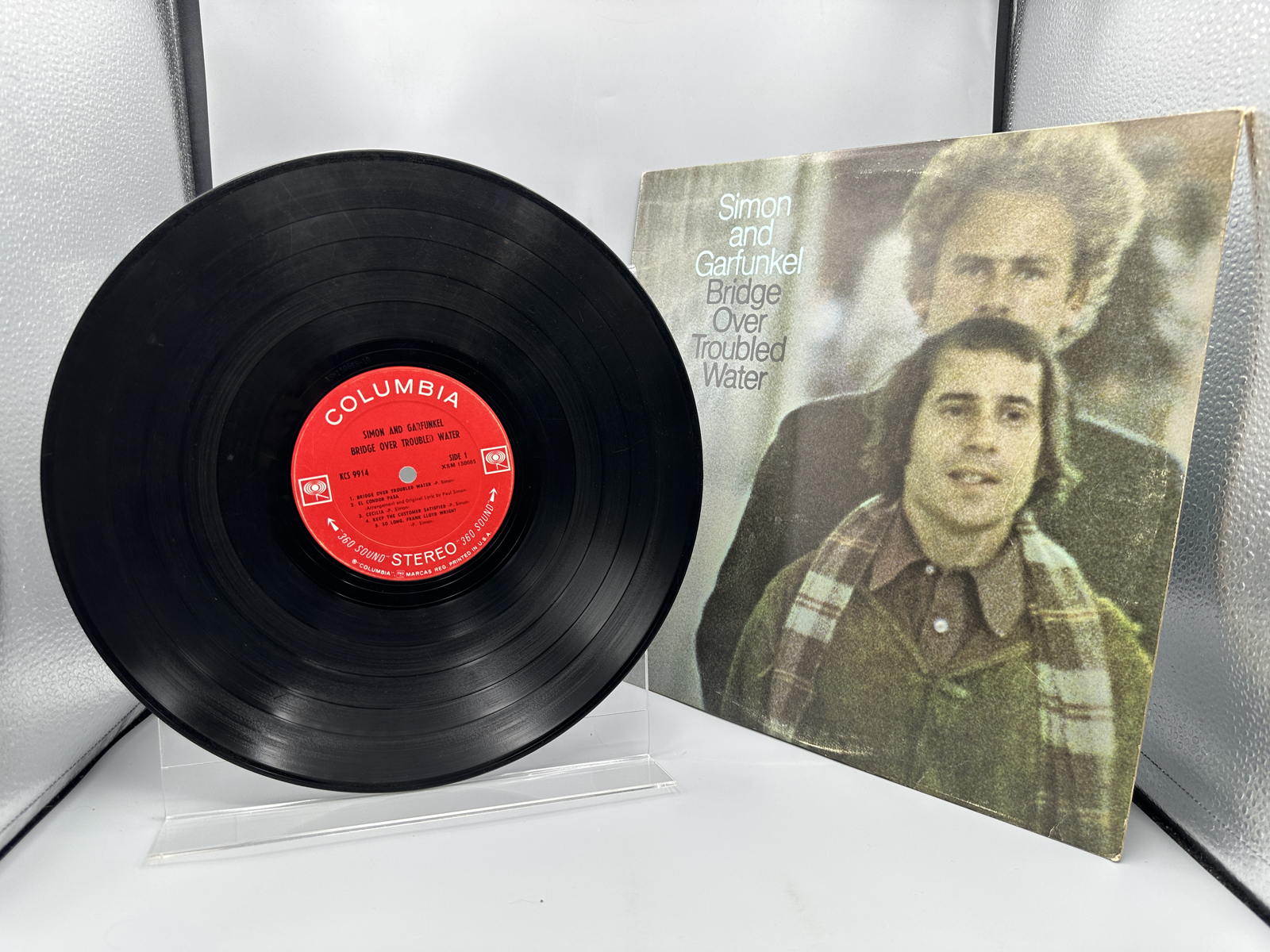 1970 Columbia Records Simon and Garfunkel Bridge Over Troubled Water Vinyl Album - KCS 9914