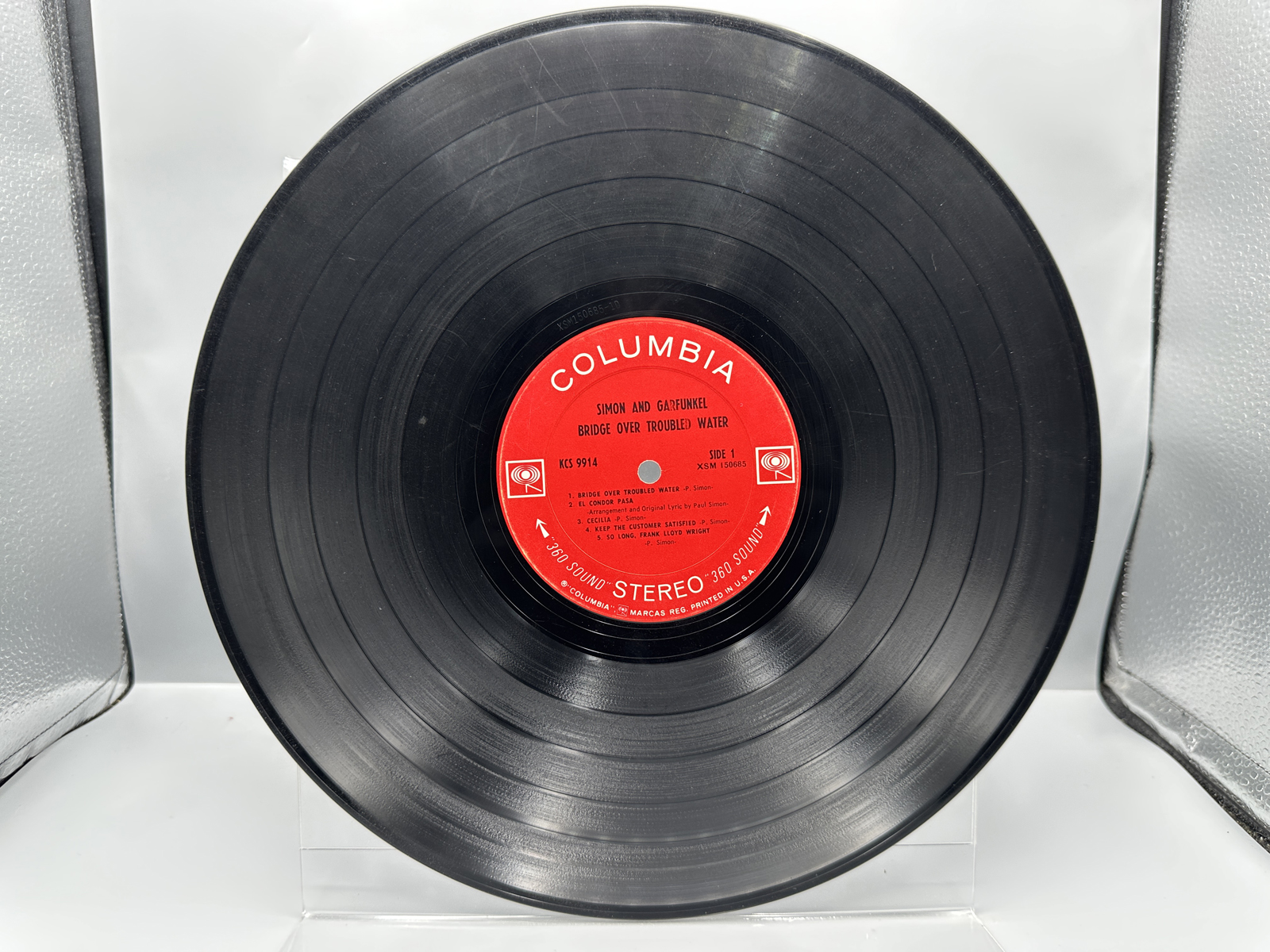 1970 Columbia Records Simon and Garfunkel Bridge Over Troubled Water Vinyl Album - KCS 9914