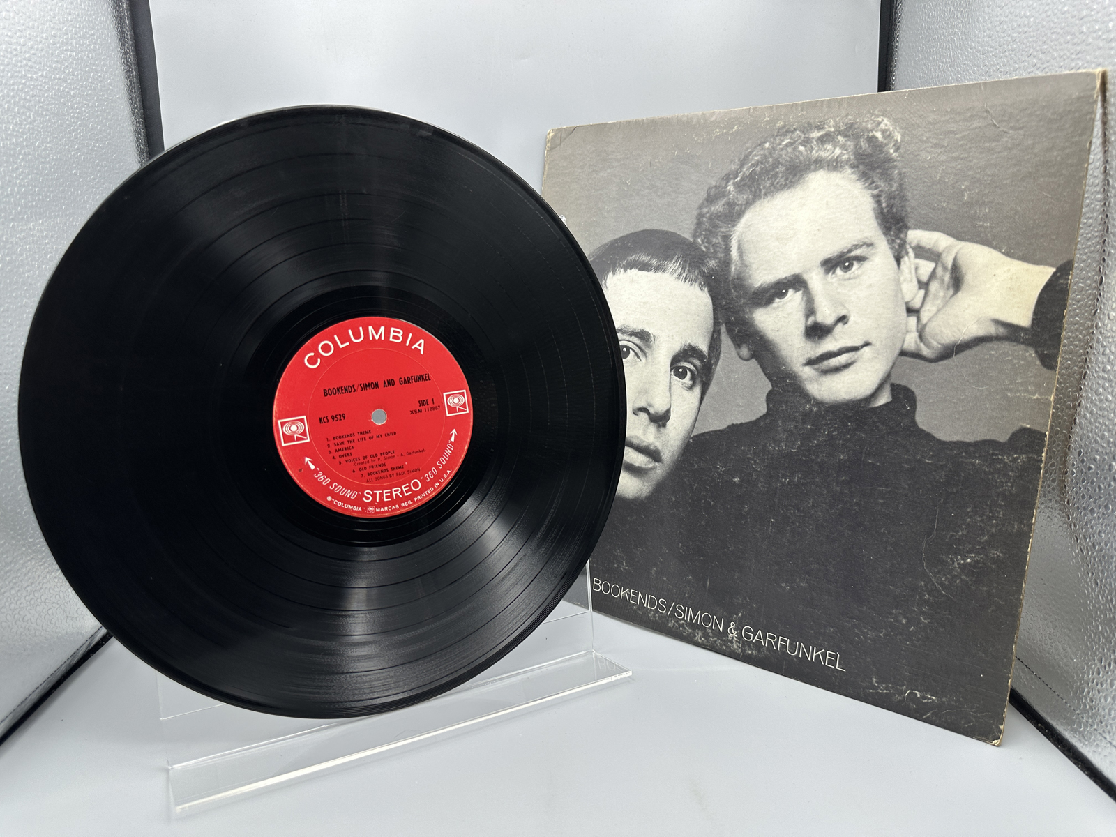 1968 Columbia Records Simon & Garfunkel "Bookends" Vinyl Album - KCS 9529