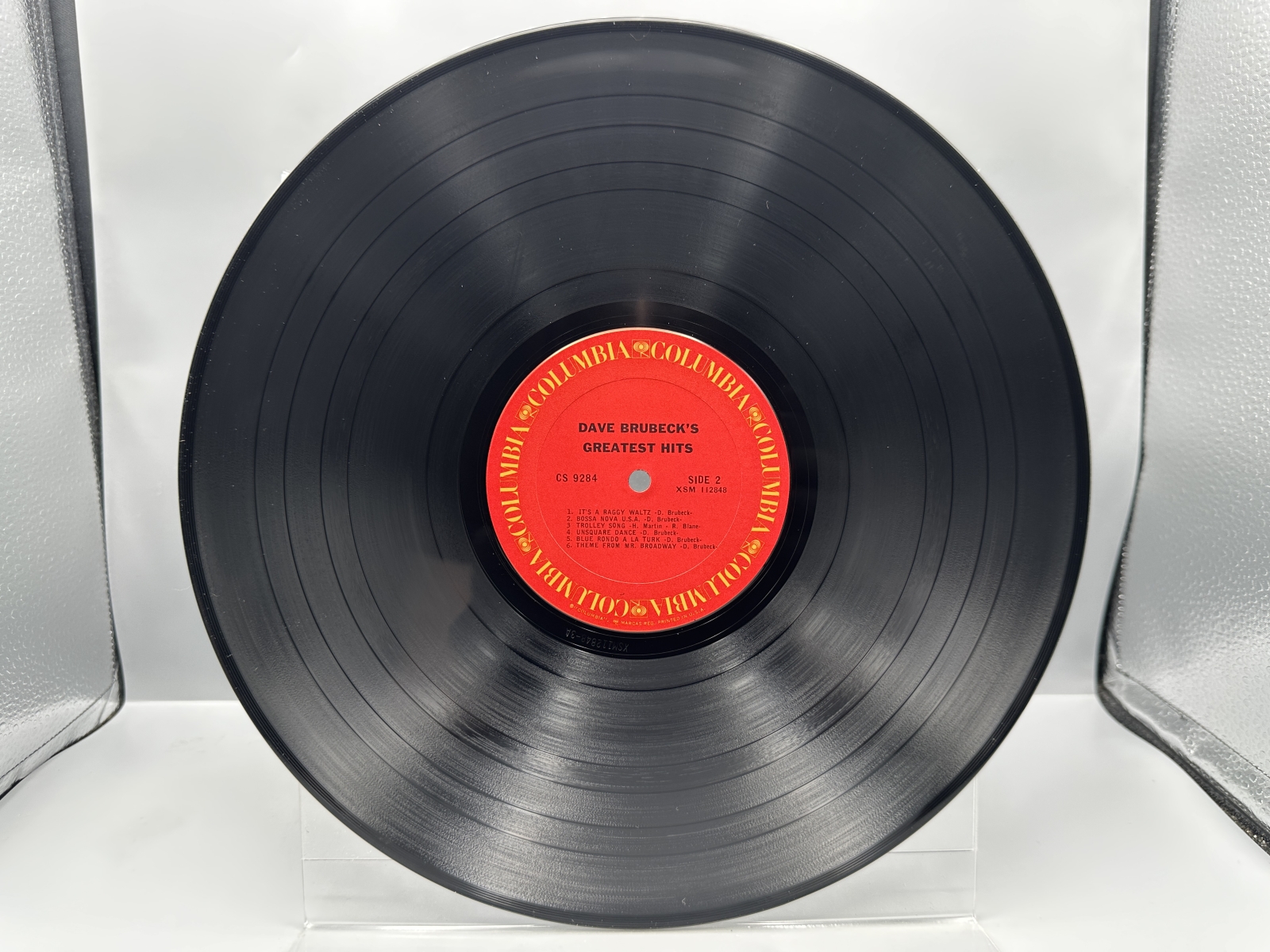 Columbia Records Dave Brubeck Dave Brubeck's Greatest Hits Vinyl Album LP (1966) CS 9284 - Stereo Pressing