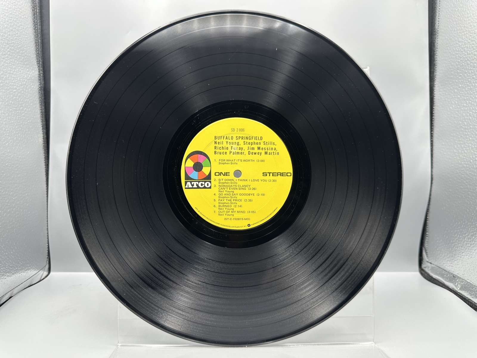ATCO Records Buffalo Springfield Buffalo Springfield 2-LP Vinyl Album (1973) SD 2-806 - Monarch Record Mfg. Co. Pressing