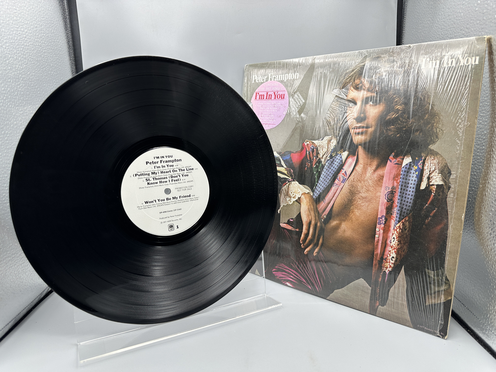 1977 A&M Records Peter Frampton "I'm In You" Promo Vinyl Album - SP-5146