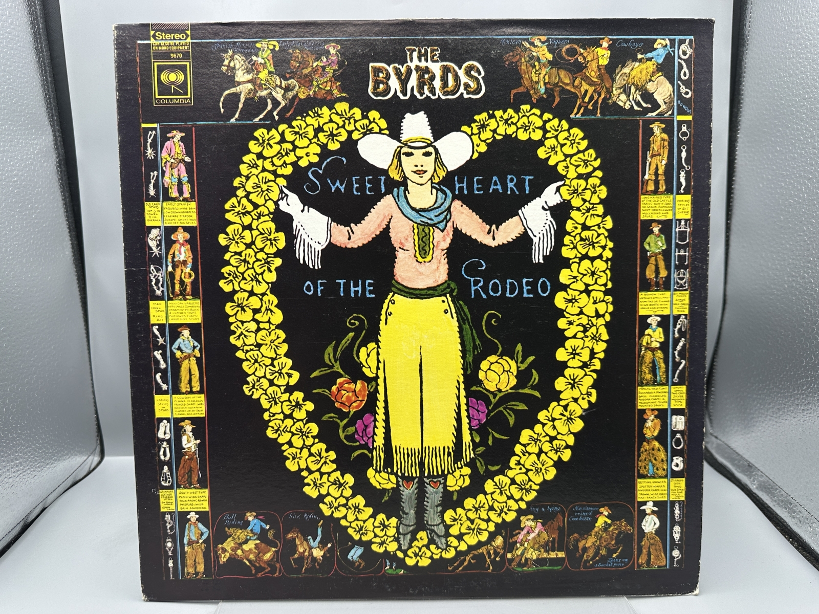 Columbia Records The Byrds Sweetheart of the Rodeo Vinyl Album LP (1968) CS 9670 - Original US Two-Eye Label