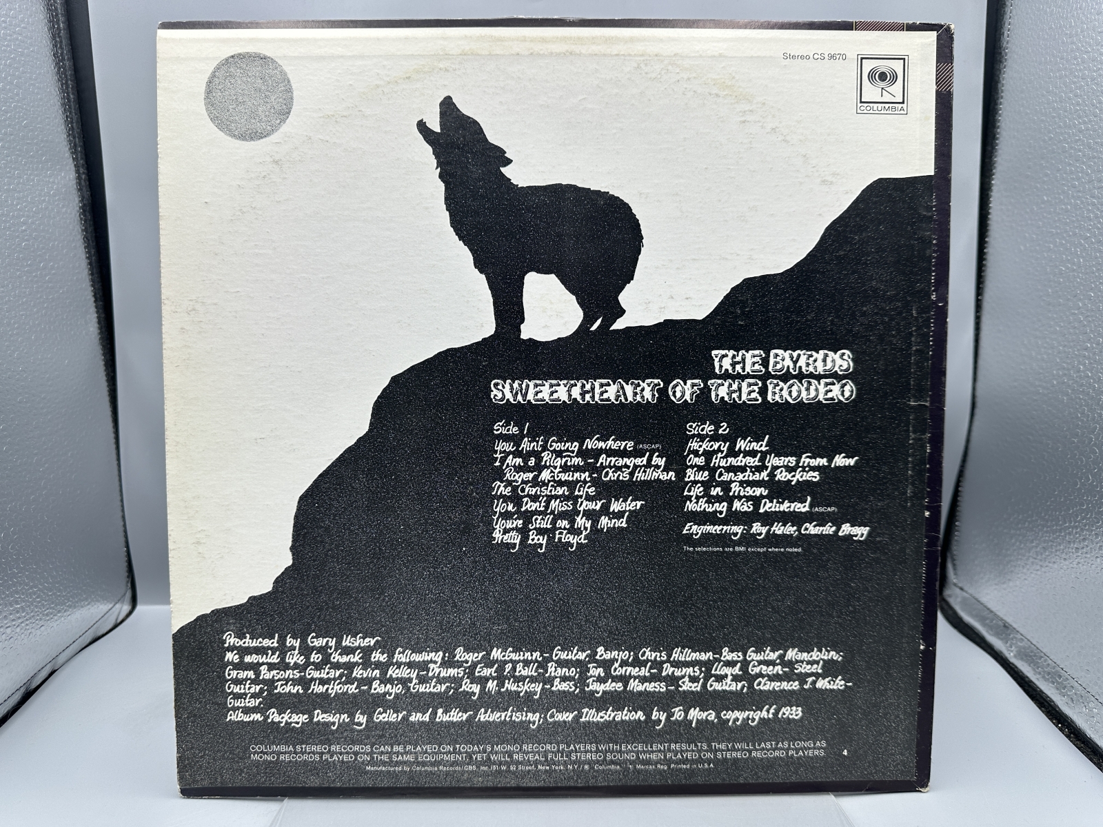 Columbia Records The Byrds Sweetheart of the Rodeo Vinyl Album LP (1968) CS 9670 - Original US Two-Eye Label