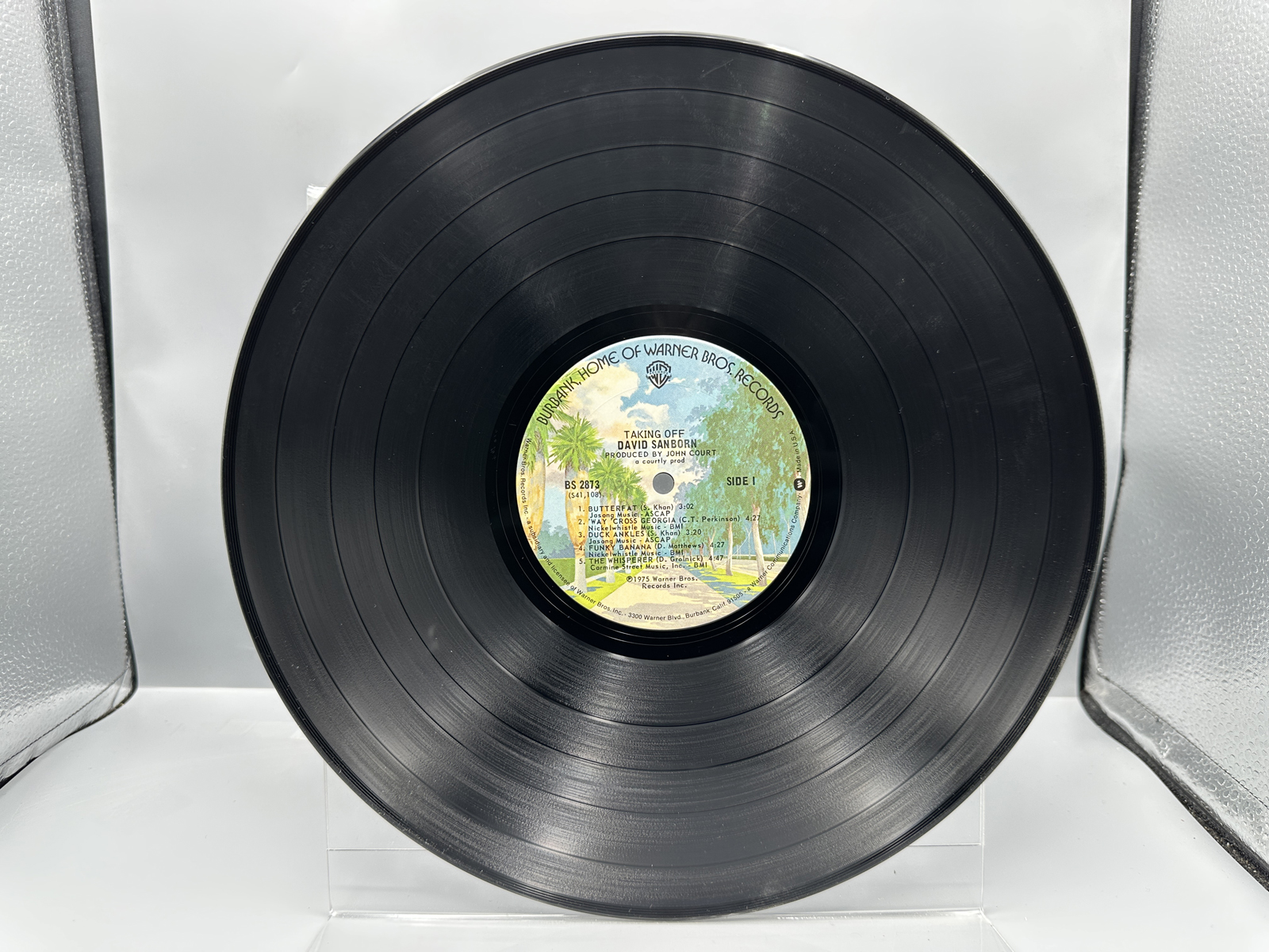 1975 Warner Bros. Records David Sanborn Taking Off Promo Vinyl Album - BS 2873