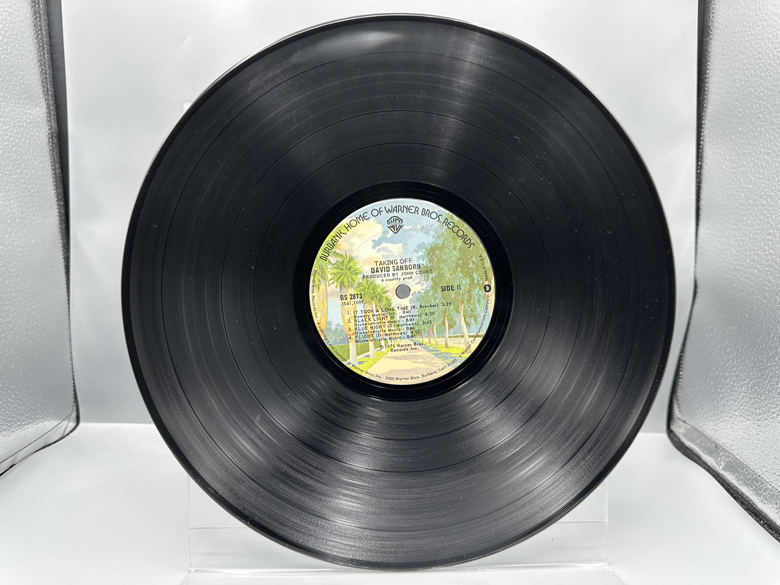 1975 Warner Bros. Records David Sanborn Taking Off Promo Vinyl Album - BS 2873