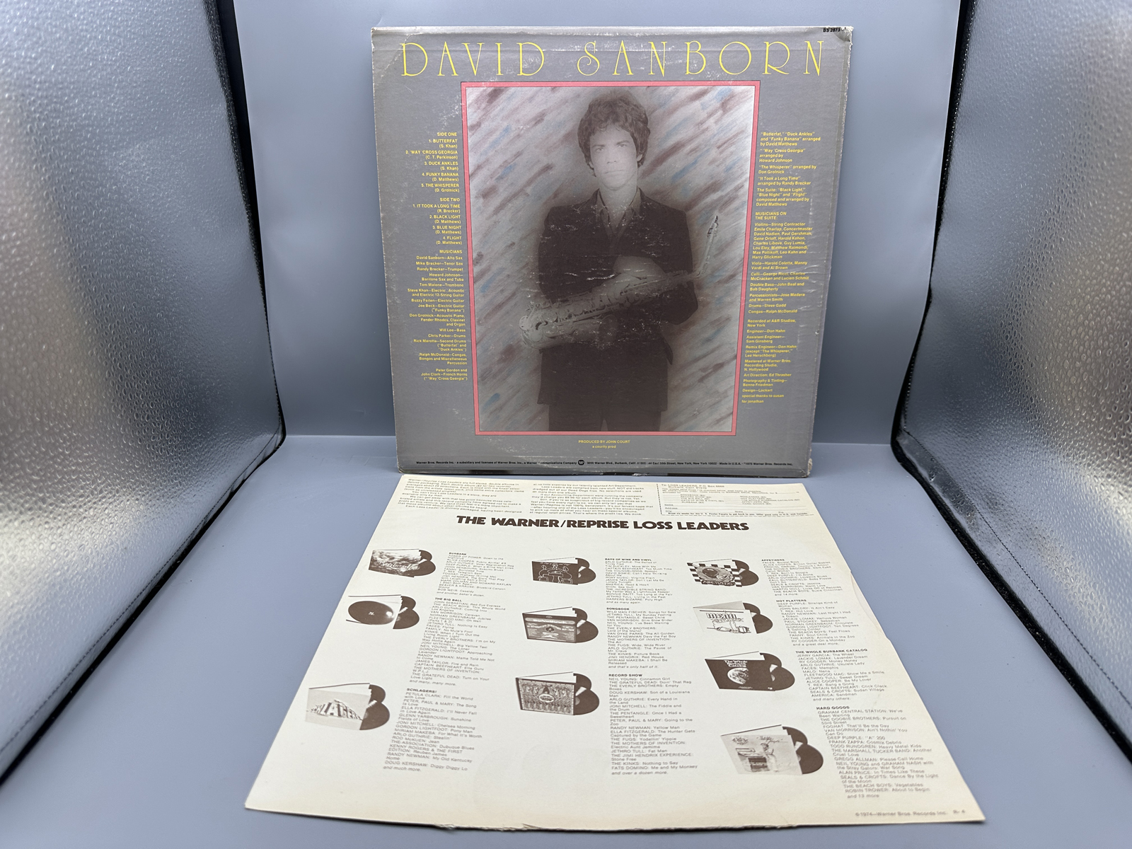 1975 Warner Bros. Records David Sanborn Taking Off Promo Vinyl Album - BS 2873