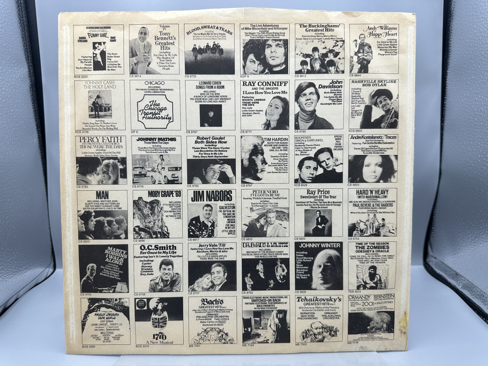 Columbia Records Johnny Cash At Folsom Prison Vinyl Album LP (1968) CS 9639 - US Pressing - Includes original promotional inner sleeve