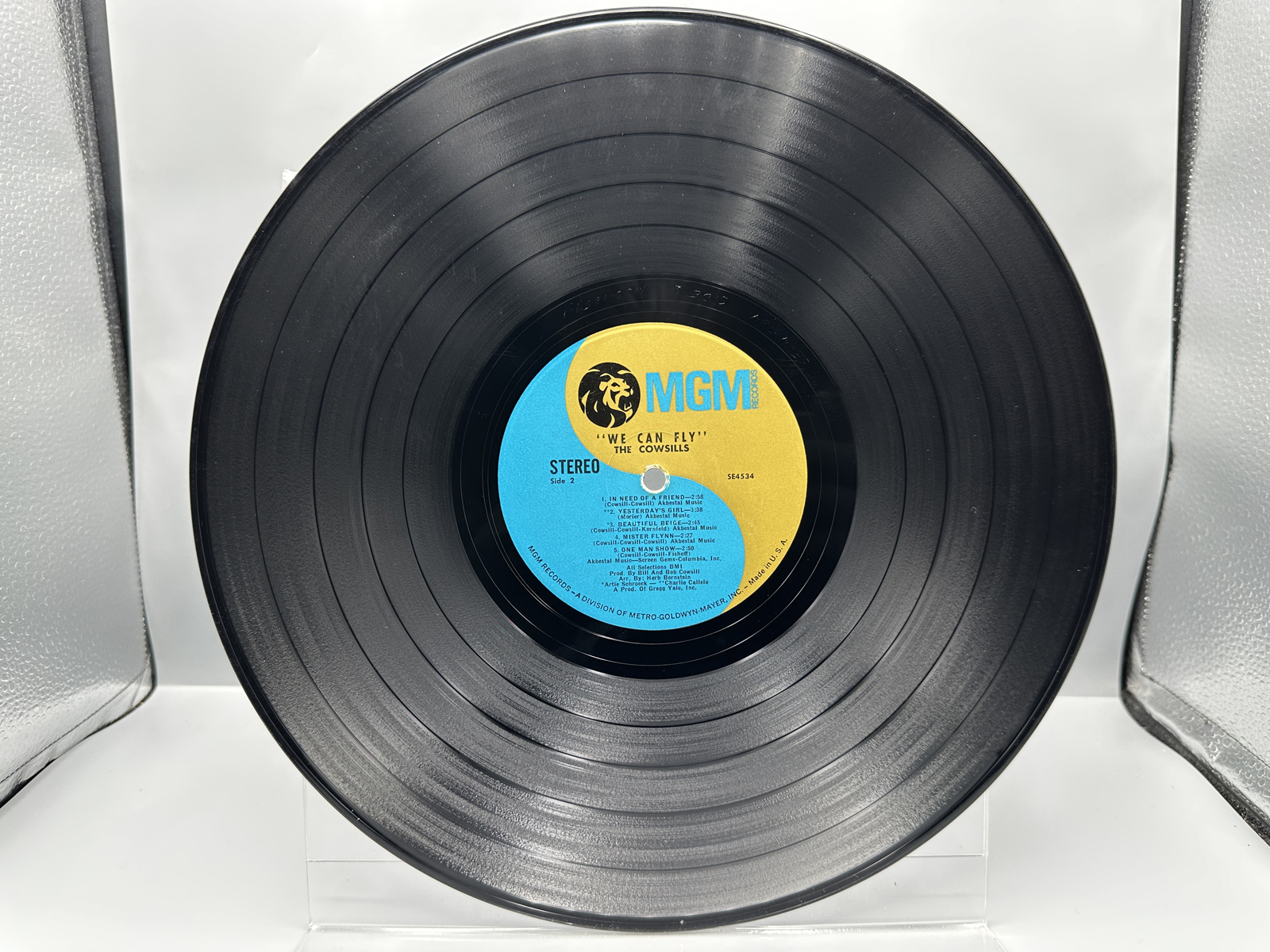 1968 MGM Records The Cowsills We Can Fly Vinyl Album - SE-4534