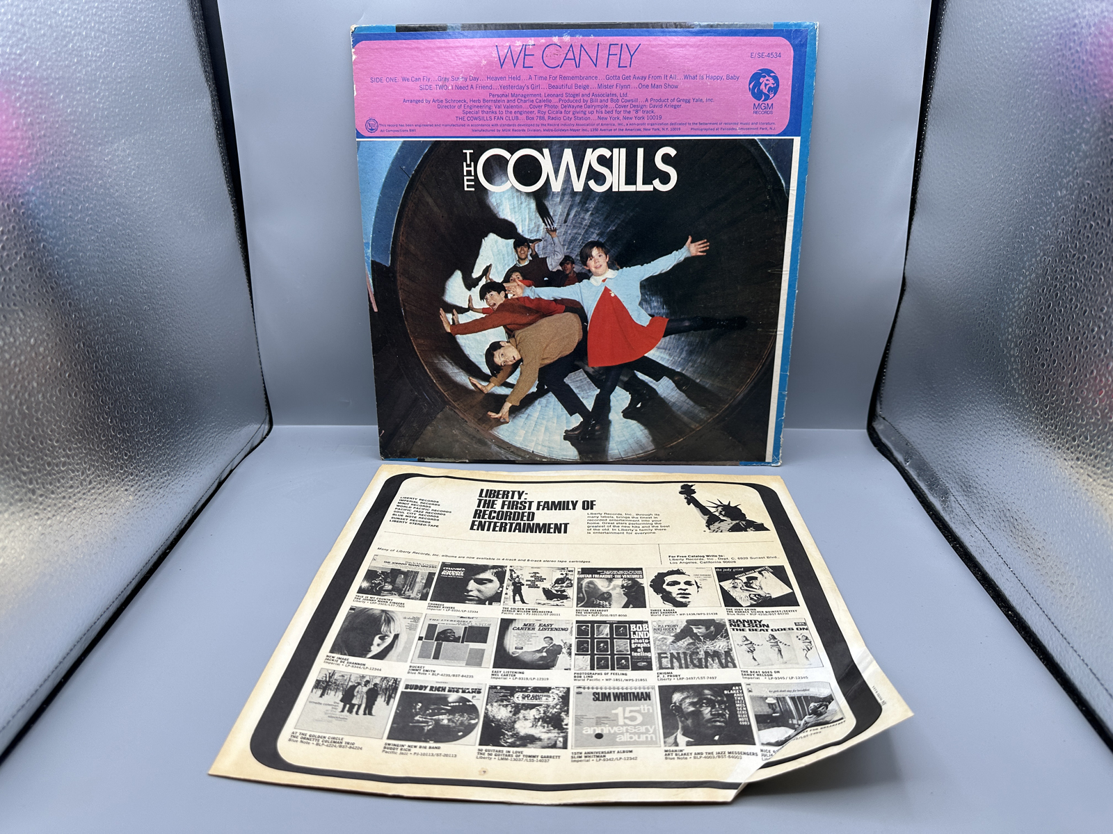 1968 MGM Records The Cowsills We Can Fly Vinyl Album - SE-4534