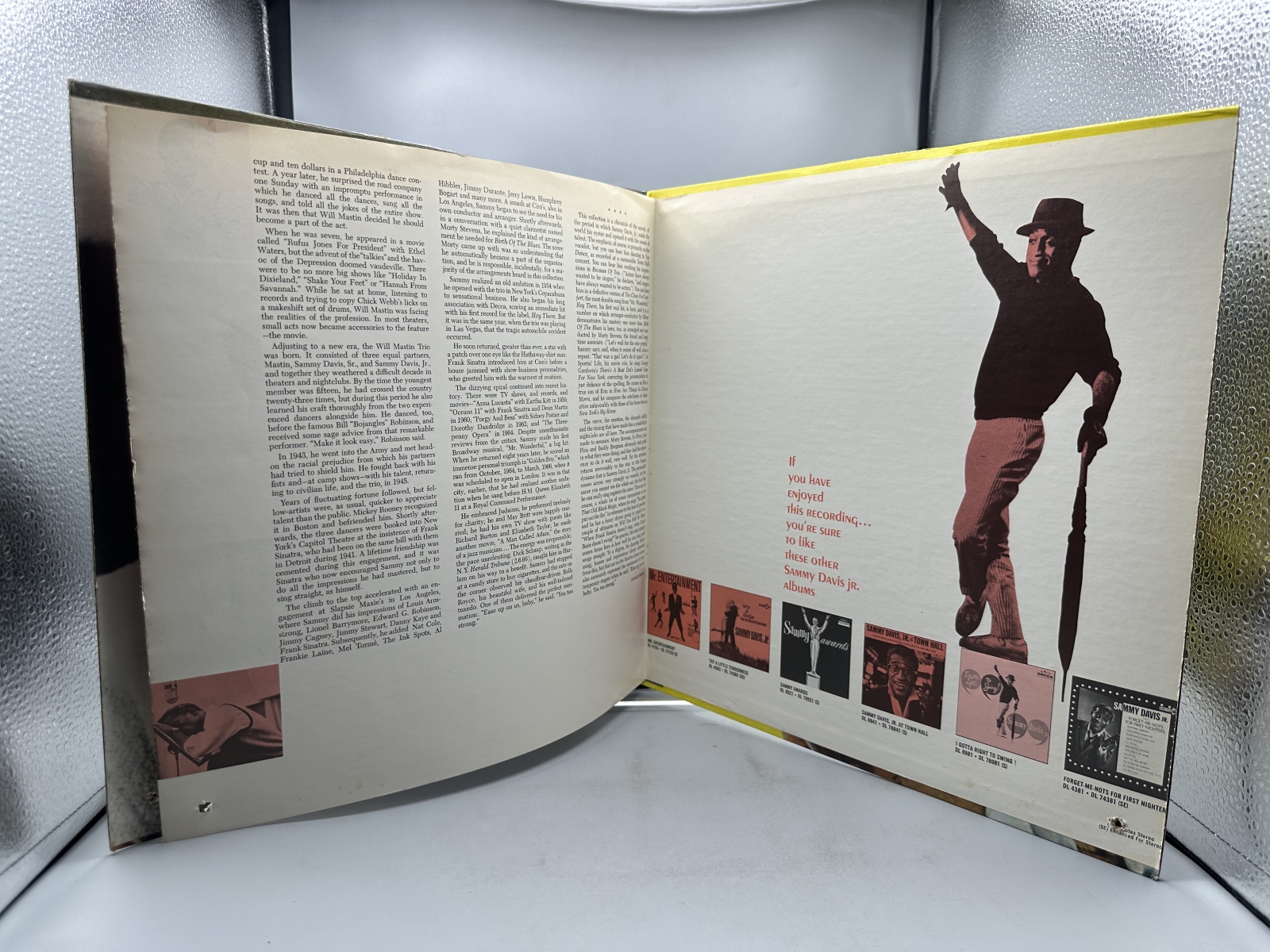 Decca Records Sammy Davis, Jr. The Best of Sammy Davis, Jr. 2-LP Vinyl Album (1970) DXSB 7192 - Includes original company inner sleeves