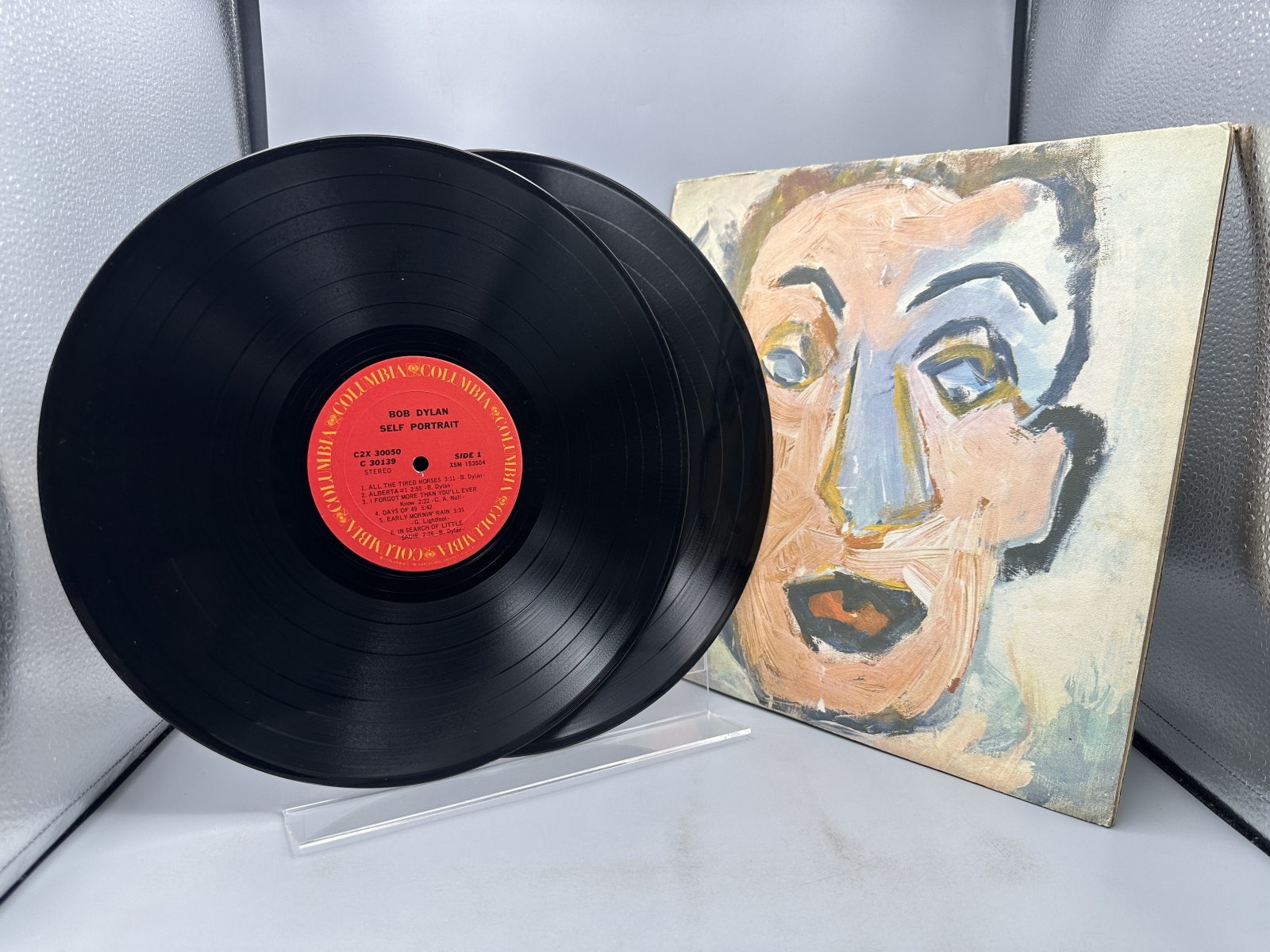 Columbia Records Bob Dylan Self Portrait 2-LP Vinyl Album (1970) C2X 30050 - US Gatefold Pressing