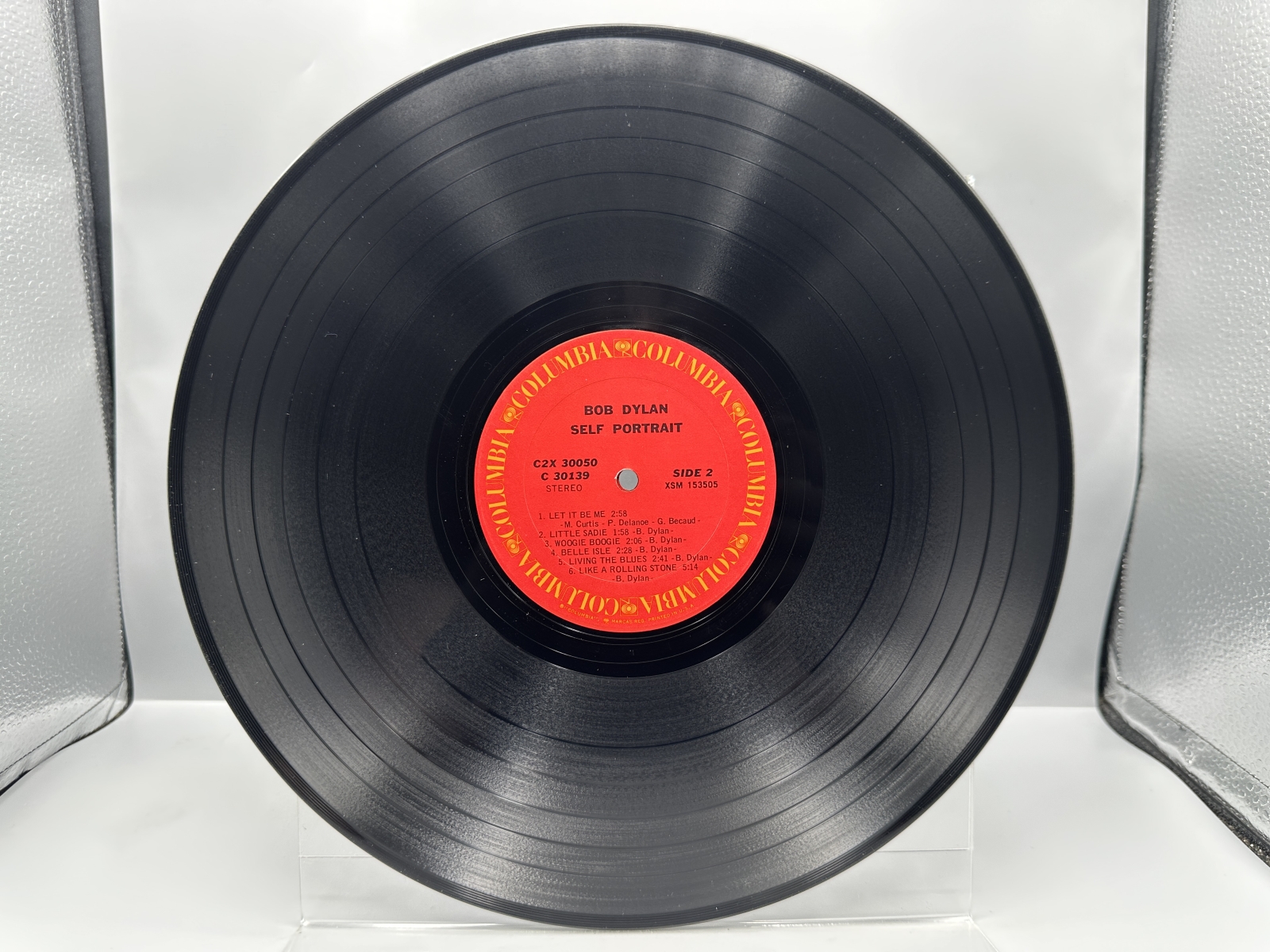 Columbia Records Bob Dylan Self Portrait 2-LP Vinyl Album (1970) C2X 30050 - US Gatefold Pressing