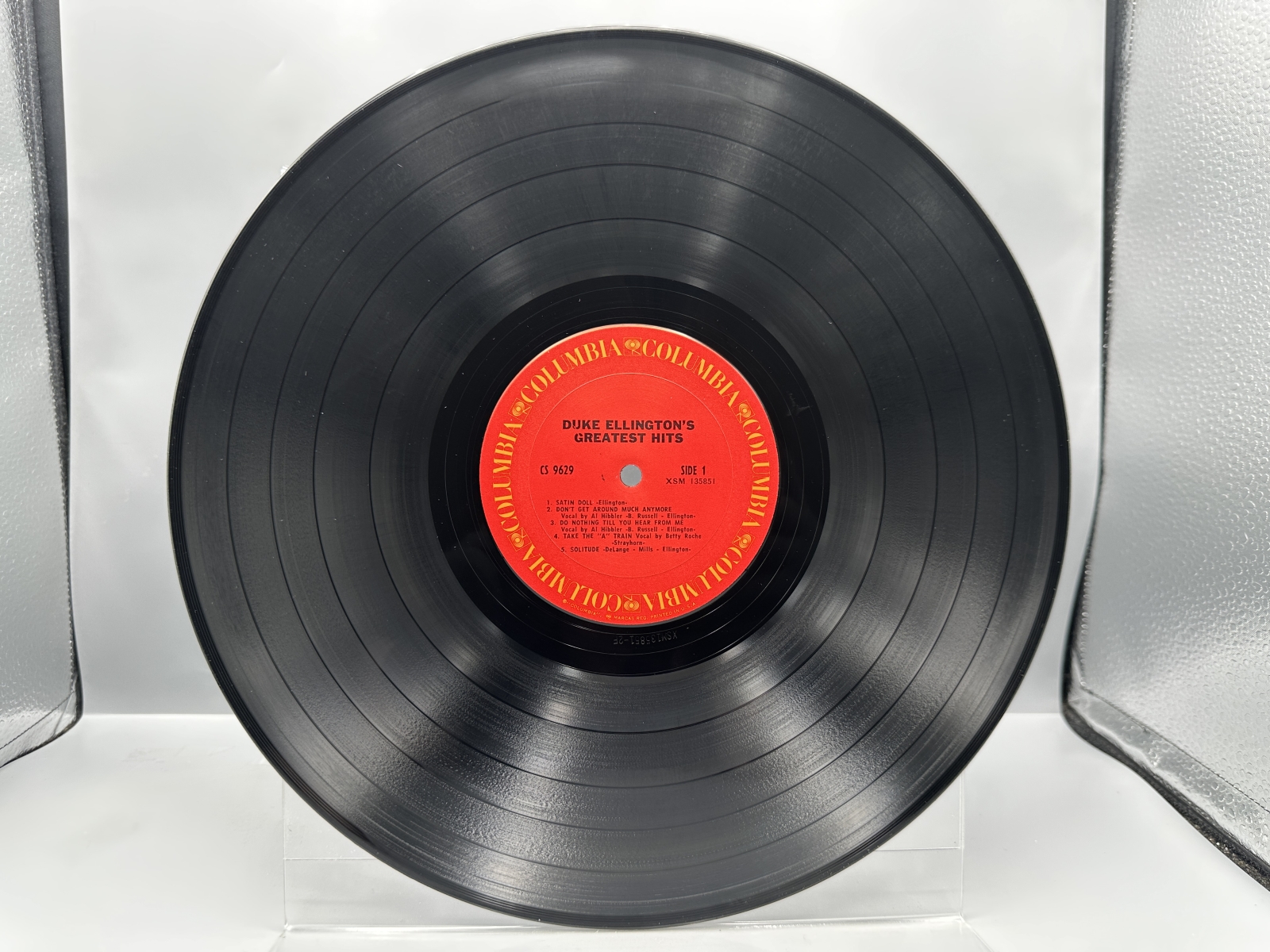 Columbia Records Duke Ellington Duke Ellington's Greatest Hits Vinyl Album LP (1968) CS 9629 - Electronically Re-channeled Stereo