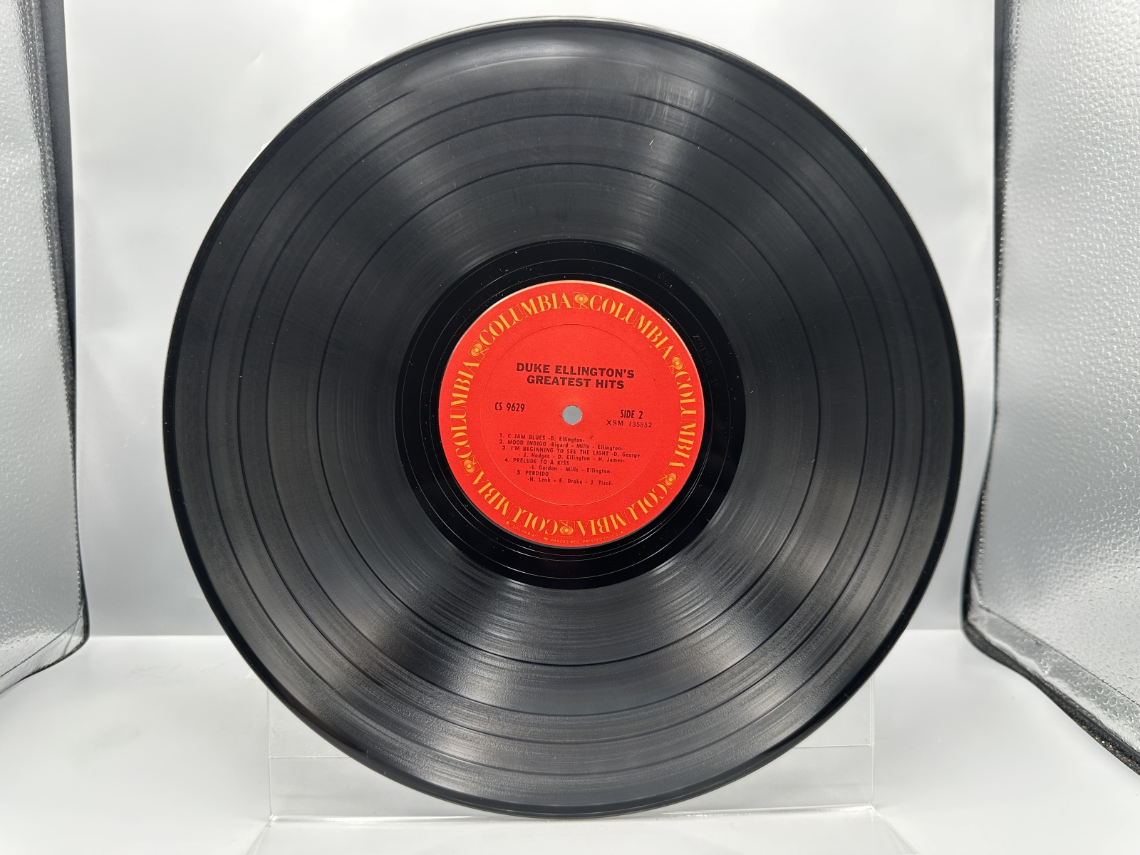 Columbia Records Duke Ellington Duke Ellington's Greatest Hits Vinyl Album LP (1968) CS 9629 - Electronically Re-channeled Stereo