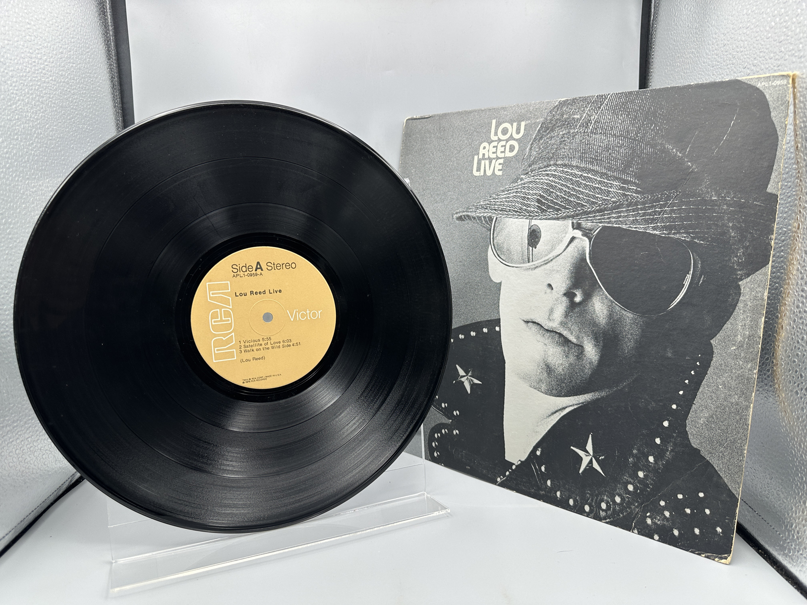 1975 RCA Victor Records Lou Reed Live Vinyl Album - APL1-0959