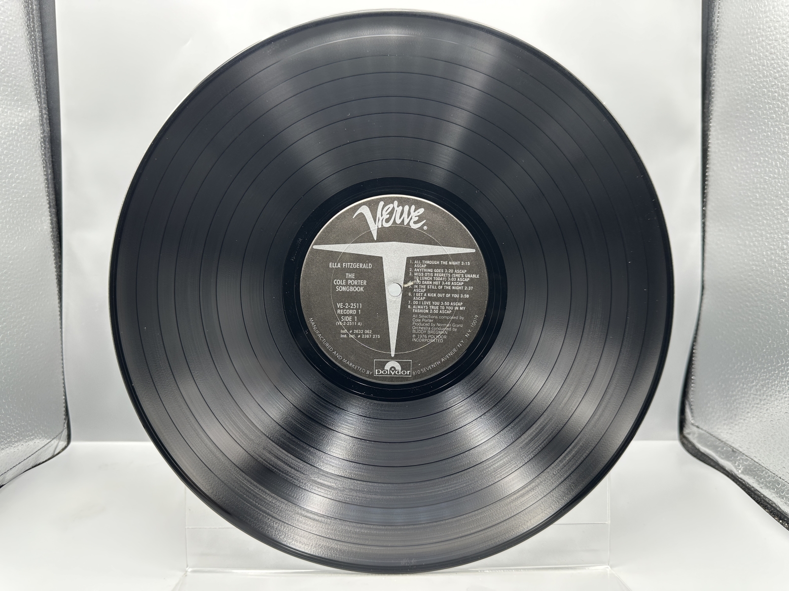 Verve Records Ella Fitzgerald The Cole Porter Songbook 2-LP Vinyl Album (1976) VE-2-2511 - Gatefold jacket