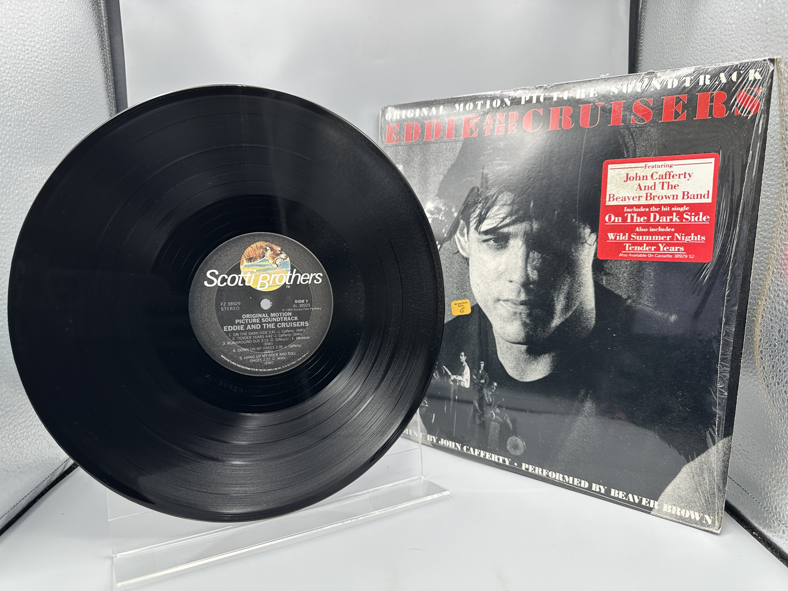 1983 Scotti Brothers Records Eddie and the Cruisers Original Motion Picture Soundtrack Vinyl Album - FZ 38929
