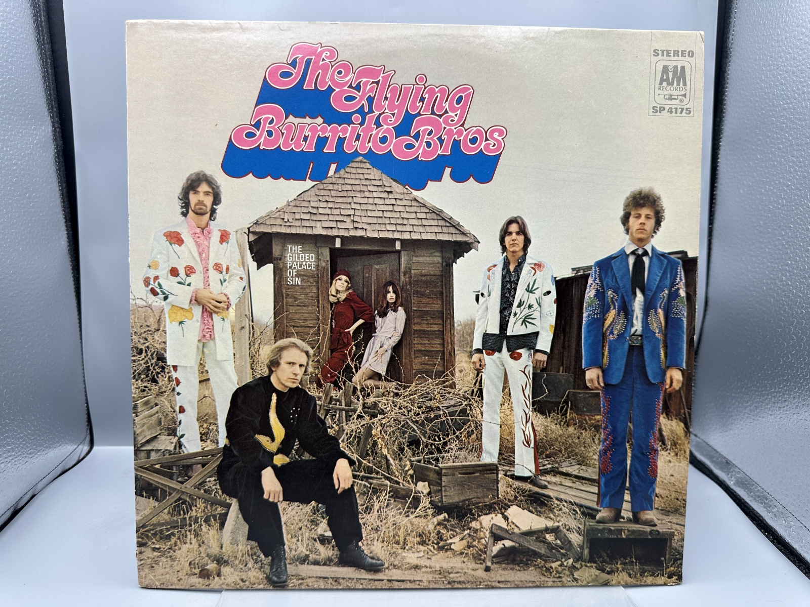 A&M Records The Flying Burrito Bros. The Gilded Palace of Sin Vinyl Album LP (1969) SP 4175 - Original US Pressing with Blue Inner Sleeve