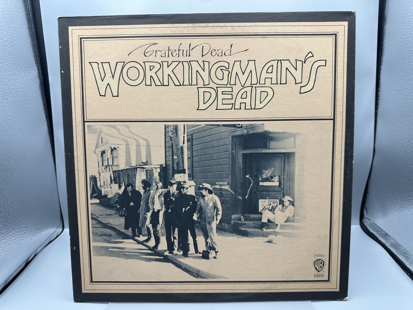 Warner Bros. Records Grateful Dead Workingman's Dead Vinyl Album LP (1973) WS 1869 - Burbank palm tree labels - Includes original printed in