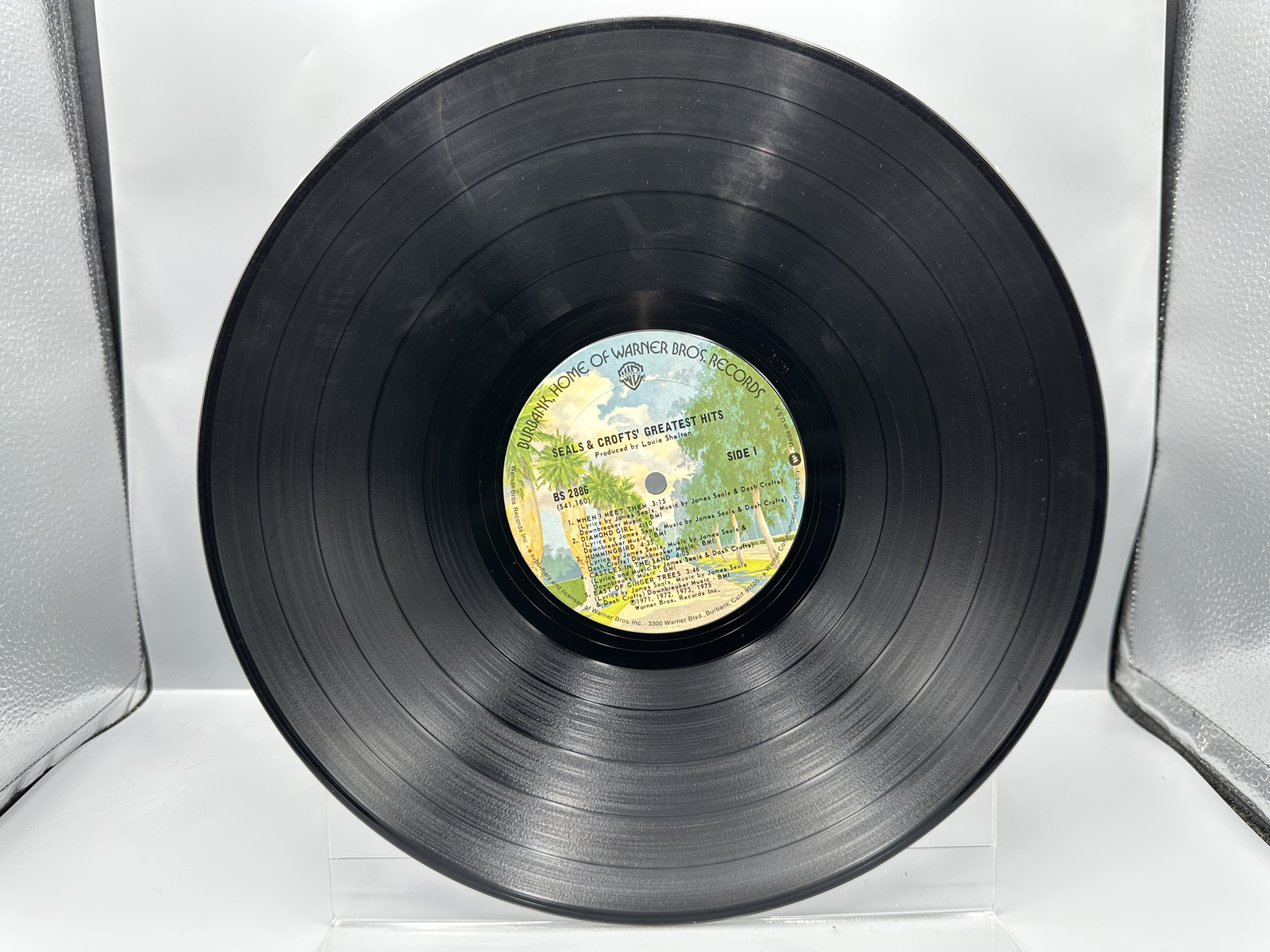 1975 Warner Bros. Records Seals & Crofts Greatest Hits Vinyl Album - BS 2886