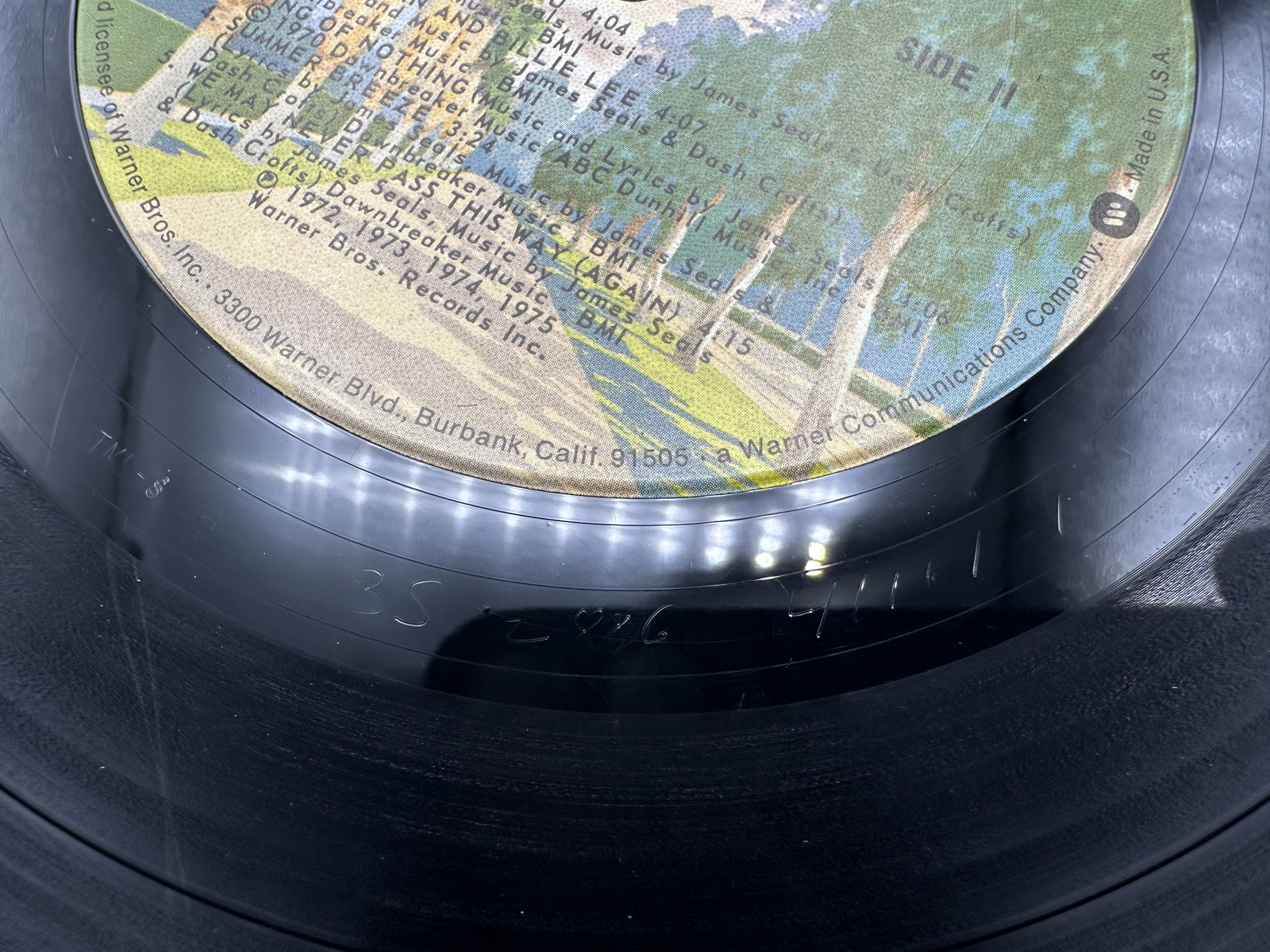 1975 Warner Bros. Records Seals & Crofts Greatest Hits Vinyl Album - BS 2886
